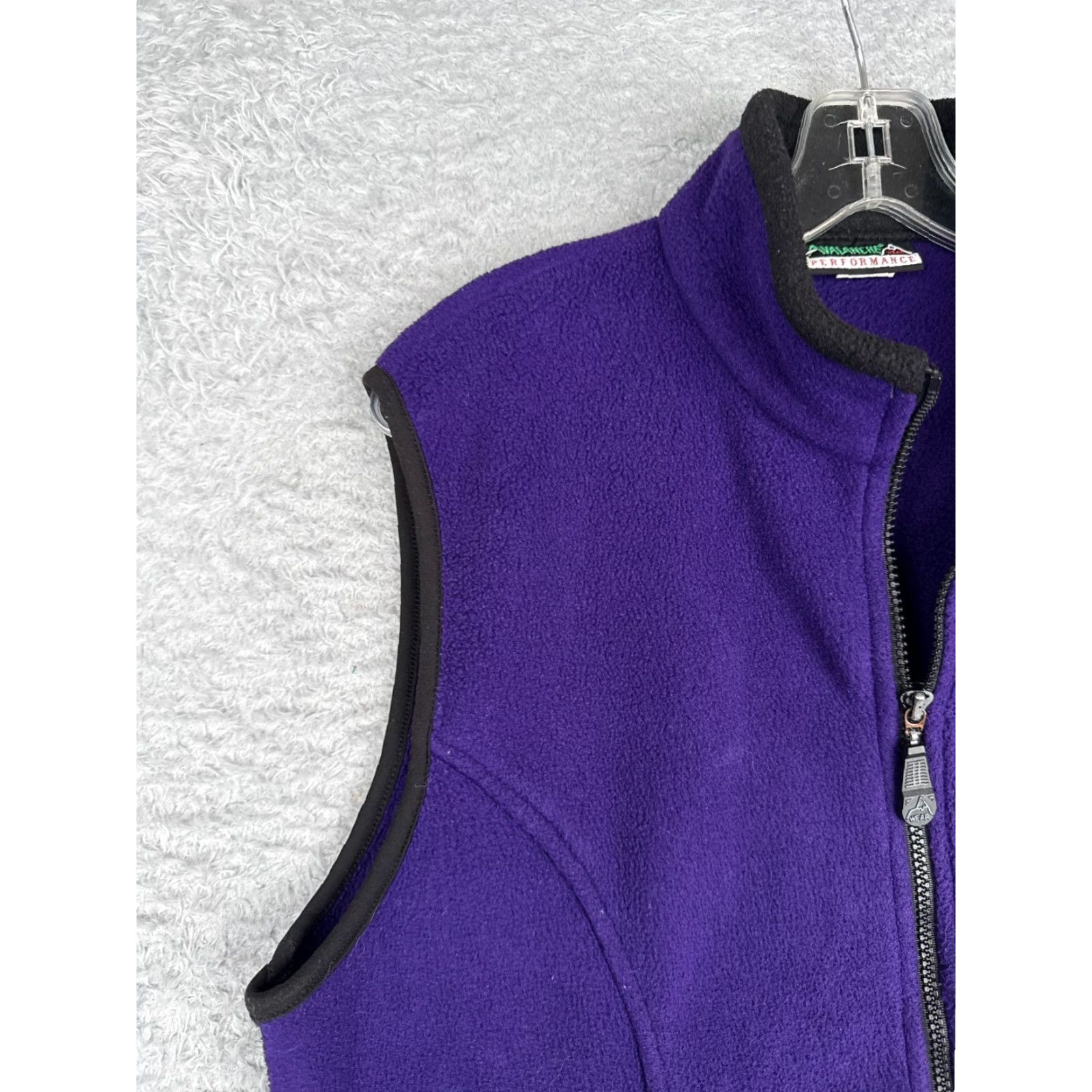 Avalanche Avalanche Vest Womens Medium Fleece Purple Full Zip Mock Neck Size M / US 6-8 / IT 42-44 - 3 Thumbnail