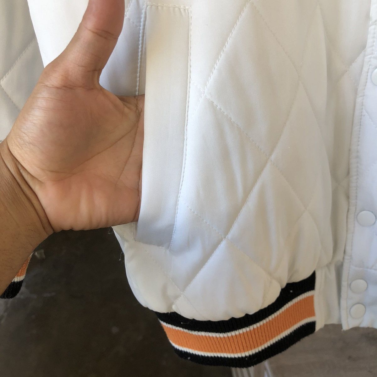 In The Attic Rare🔥 In The Attic "Standard" Logo Quilt Varsity Jacket Size US M / EU 48-50 / 2 - 7 Thumbnail