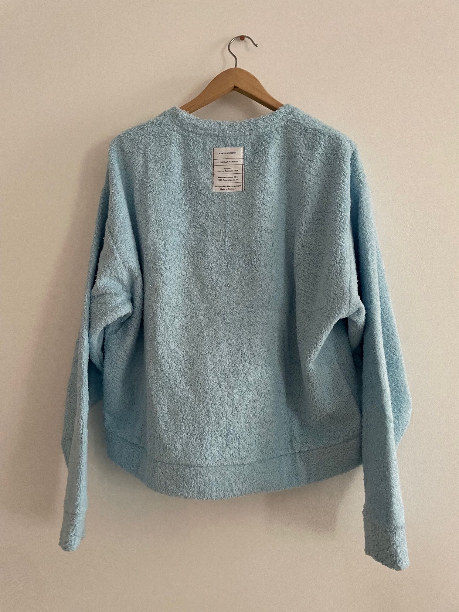 Martin Asbjorn Martin Asbjorn Angel Crewneck Blue Sweatshirt Sweater S 46 Size US S / EU 44-46 / 1 - 3 Thumbnail