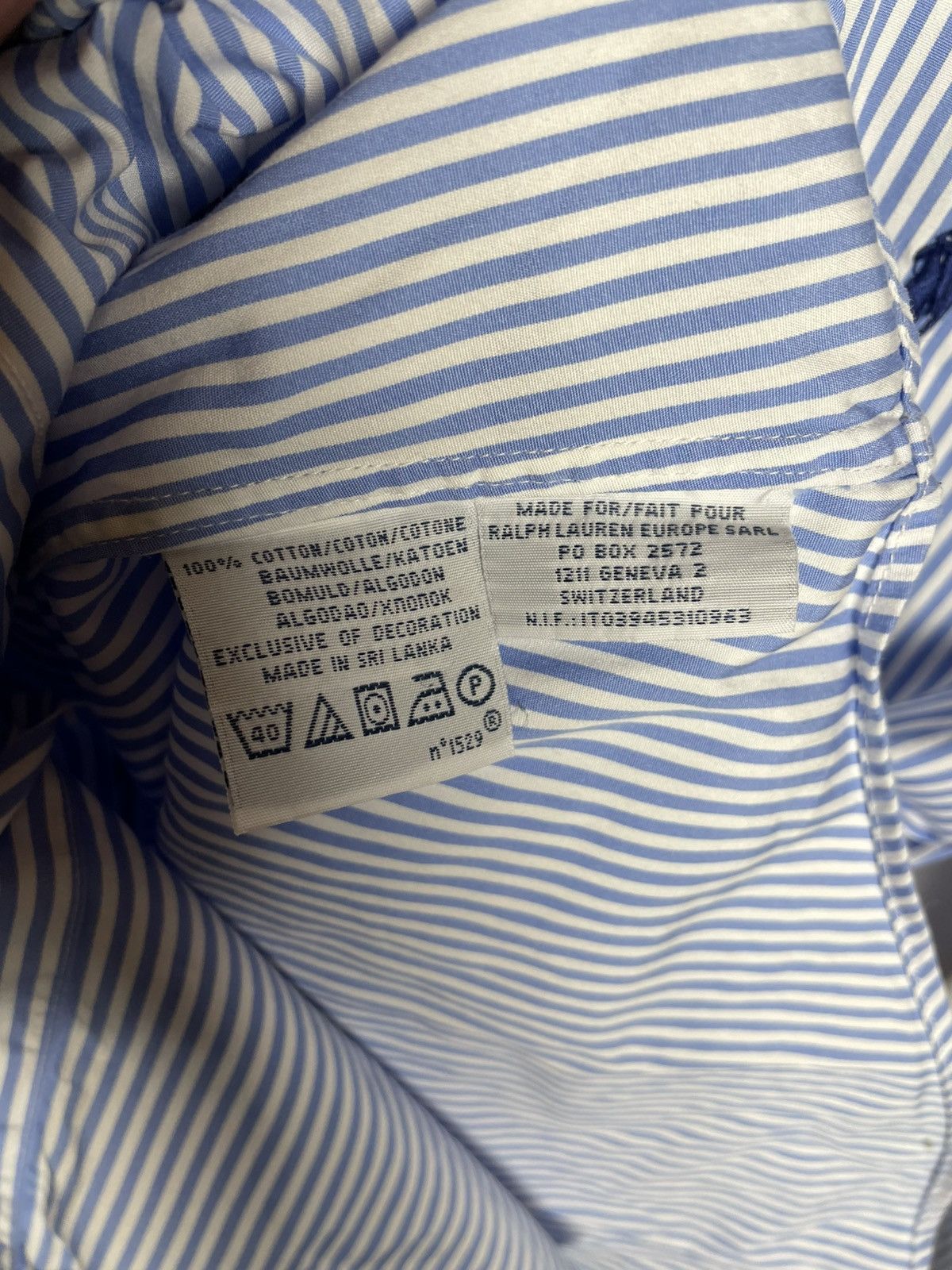 Polo Ralph Lauren Polo Ralph Lauren Blue Shirt Classic Botton Ups Size US M / EU 48-50 / 2 - 11 Thumbnail