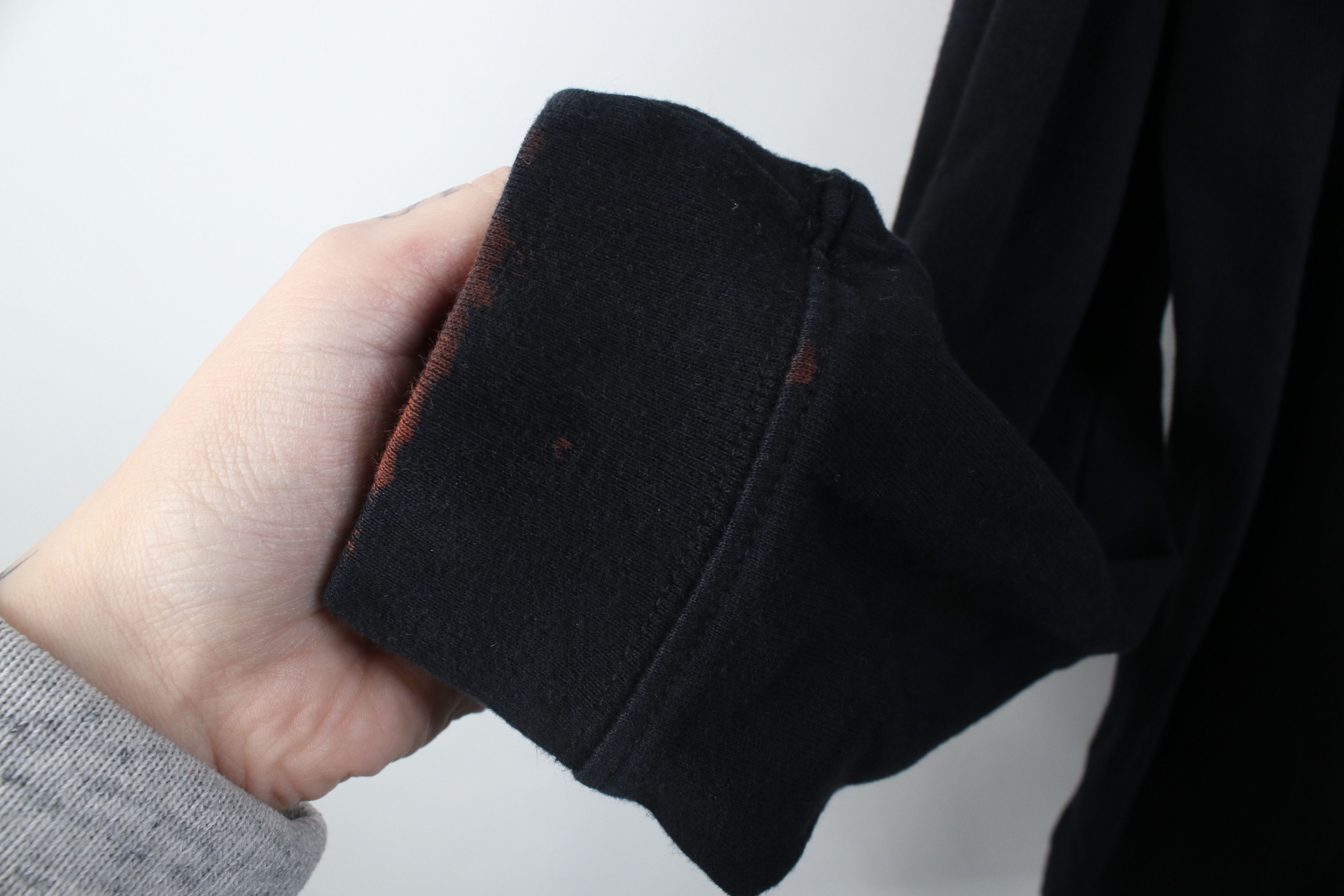 Vintage Vintage 90s Y2K Streetwear Knit Long Sleeve Rugby Polo Black Size US L / EU 52-54 / 3 - 7 Thumbnail