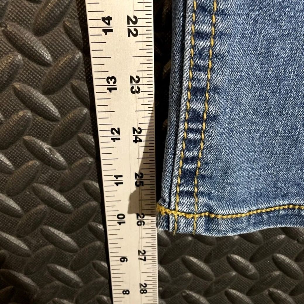Vintage Seven7 Blue Skinny Denim Jeans Women's Size 4 Size 27" / US 4 / IT 40 - 7 Thumbnail