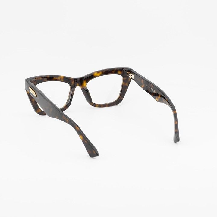 Bottega Veneta Bottega Veneta BV1215O 002 Eyeglasses Havana 50mm Cat Eye Size ONE SIZE - 5 Thumbnail