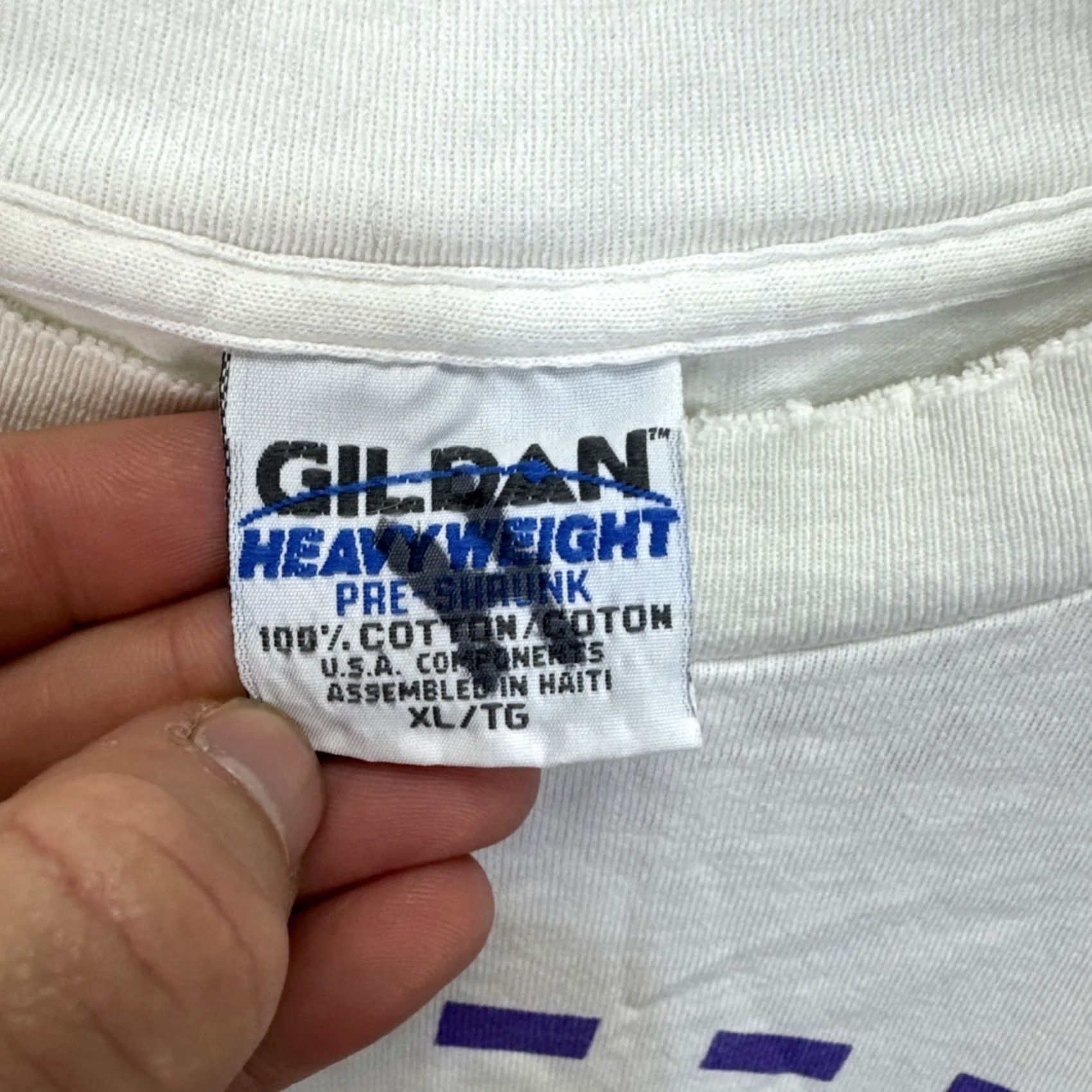 Gildan VINTAGE Gildan Heavyweight T-Shirt Java Unix Windows Programming T-Shirt XL White Crew Neck Short Sleeve Graphic Print 1990s Retro Tech Mens Size US XL / EU 56 / 4 - 3 Thumbnail