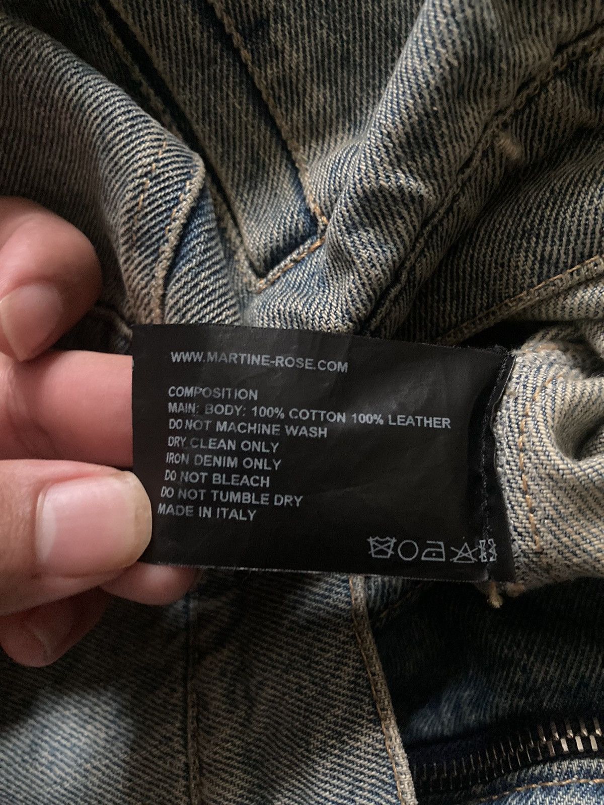 Martine Rose SS20 Martine Rose Leather Stripe Denim Reconstructed 2020 MR Size US S / EU 44-46 / 1 - 10 Thumbnail