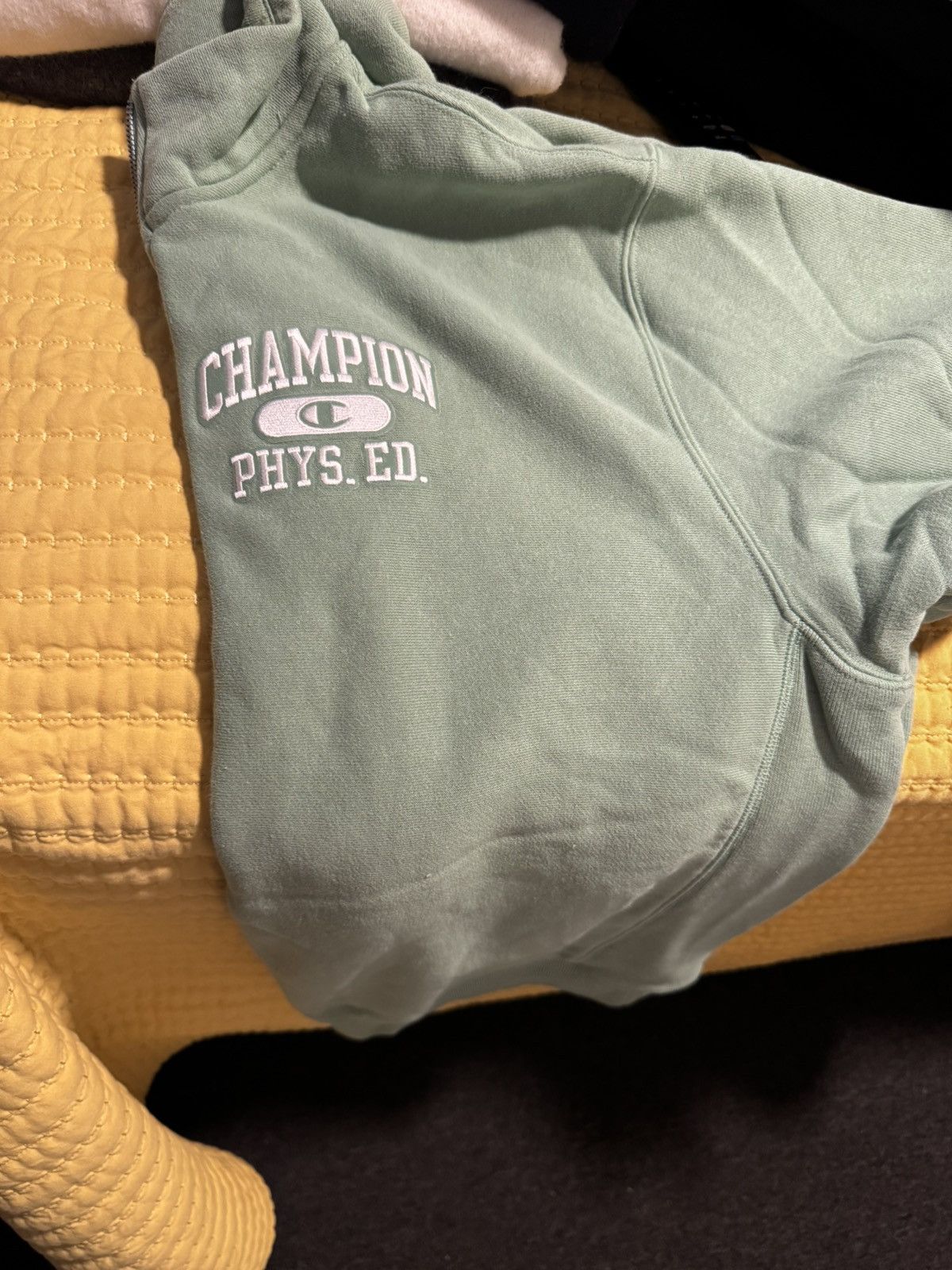 Champion Champion Reverse Weave 1/4 Zip Sweater Sweatshirt Size US L / EU 52-54 / 3 - 3 Thumbnail
