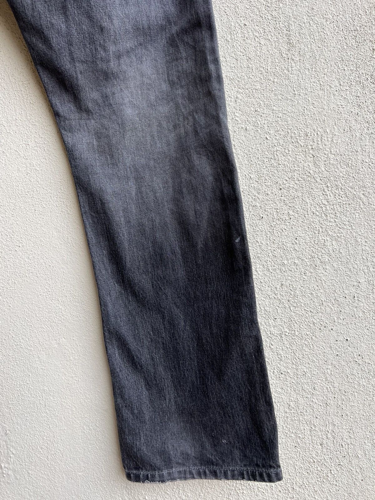 Designer ALGONQUINS Japan Distressed Punk Design Poem Denim Size US 32 / EU 48 - 19 Thumbnail