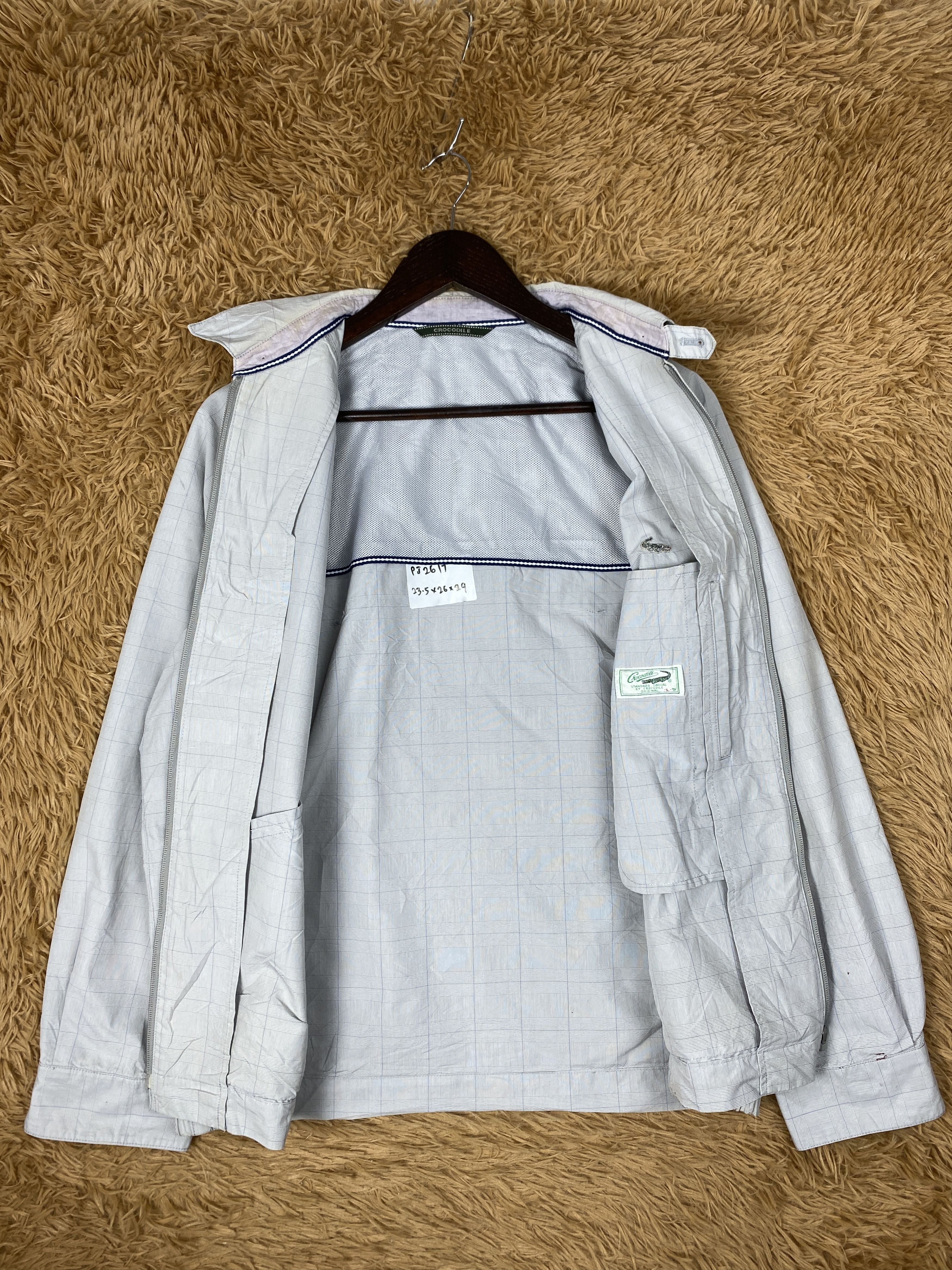 Japanese Brand Vintage Crocodile Zip Up Jacket PJ2617 Size US L / EU 52-54 / 3 - 7 Thumbnail