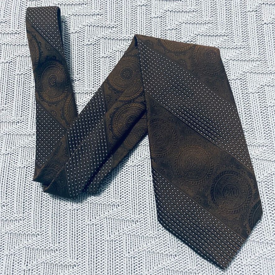 Oleg Cassini Vintage Oleg Cassini brown paisley tie Size ONE SIZE - 1 Thumbnail