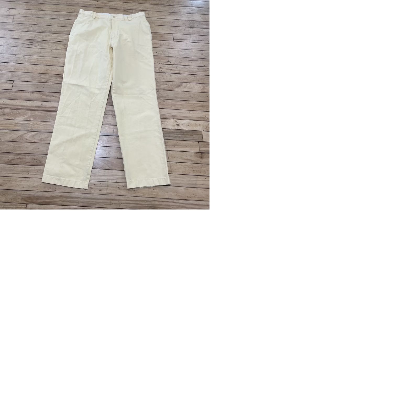 J.Crew VINTAGE J.CREW Thick Broken In Pants Men 35x32 Yellow Golf Chino 90s Grunge Y2K Size US 35 - 12 Thumbnail