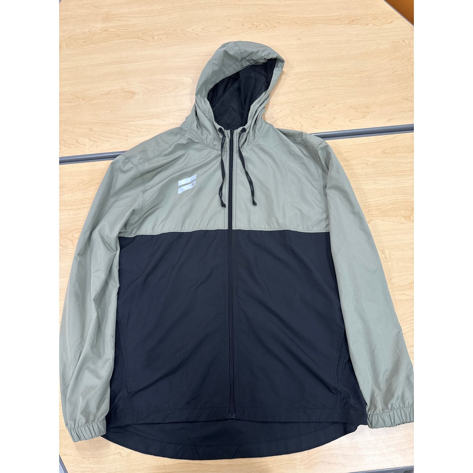 Hurley Hurley Windbreaker Jacket Olive Green / Black Men’s Large Size US L / EU 52-54 / 3 - 1 Thumbnail