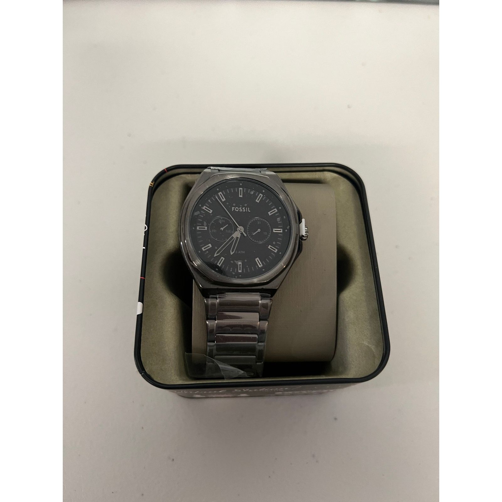 Fossil Fossil BQM2609 Evanston Gunmetal Stainless Steel Watch Size ONE SIZE - 1 Thumbnail