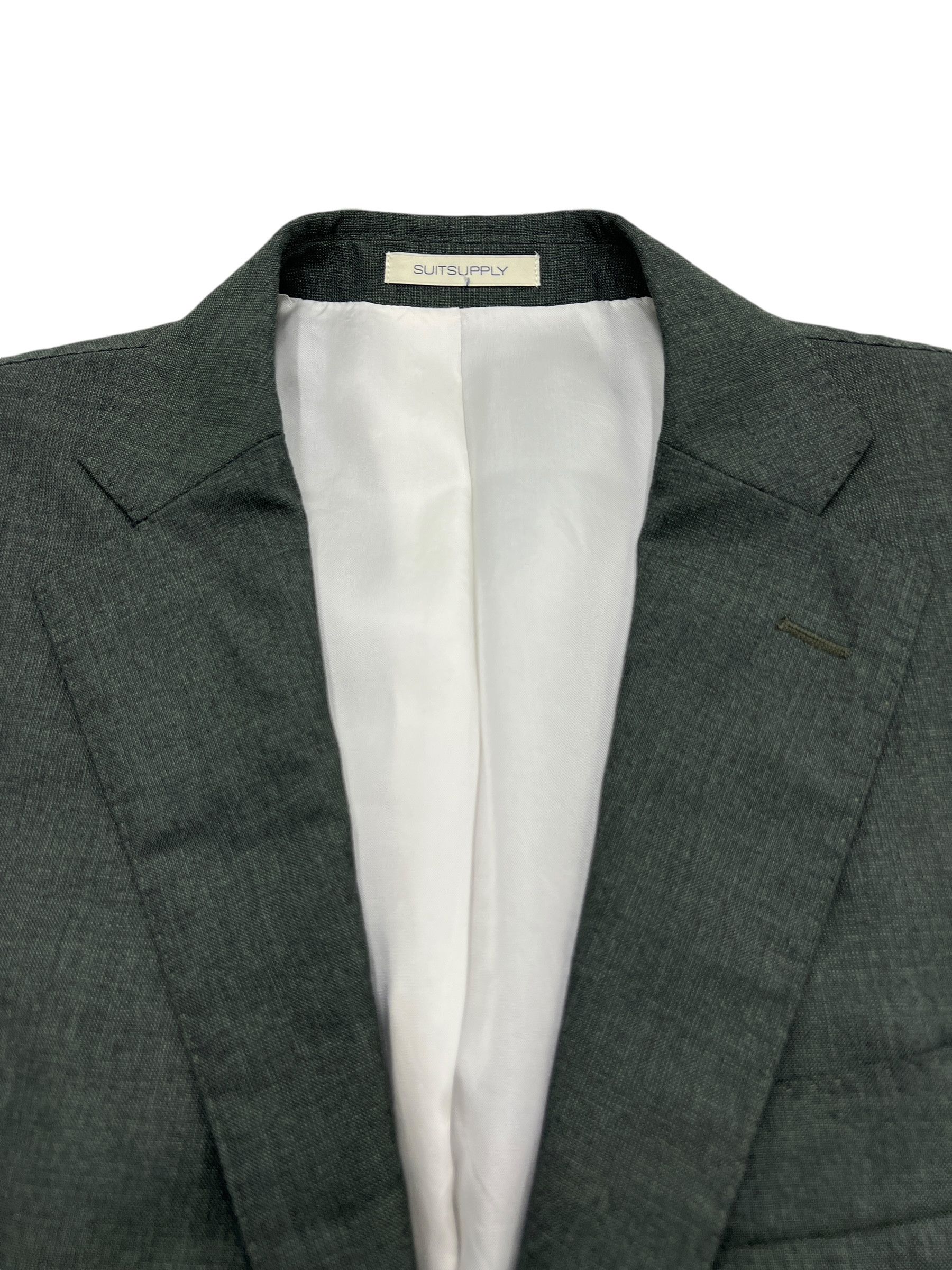 Suitsupply Lazio Wool Formal Blazer Waistcoat Suit EU:50; UK/US:40S Size 40S - 9 Thumbnail