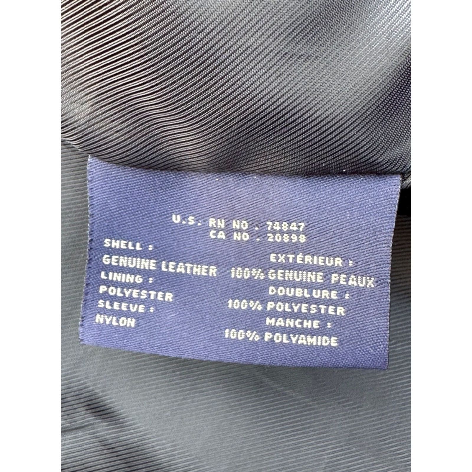 VINTAGE Dockers Men's Black Leather Jacket XL