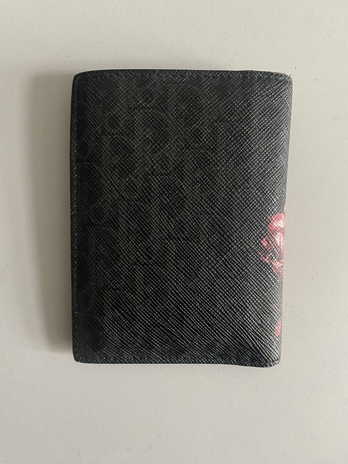 Dior Dior SS17 Dior Homme Monogram Skull Roses Print Wallet Size ONE SIZE - 3 Thumbnail