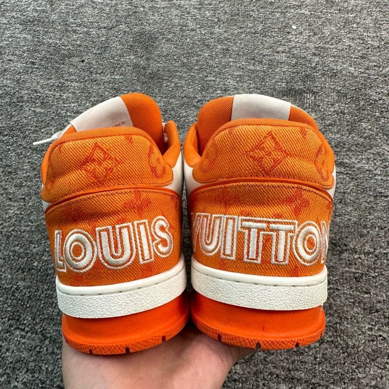 Louis Vuitton Louis Vuitton White and Orange Velcro Shoes Size US 6 / EU 39 - 5 Thumbnail