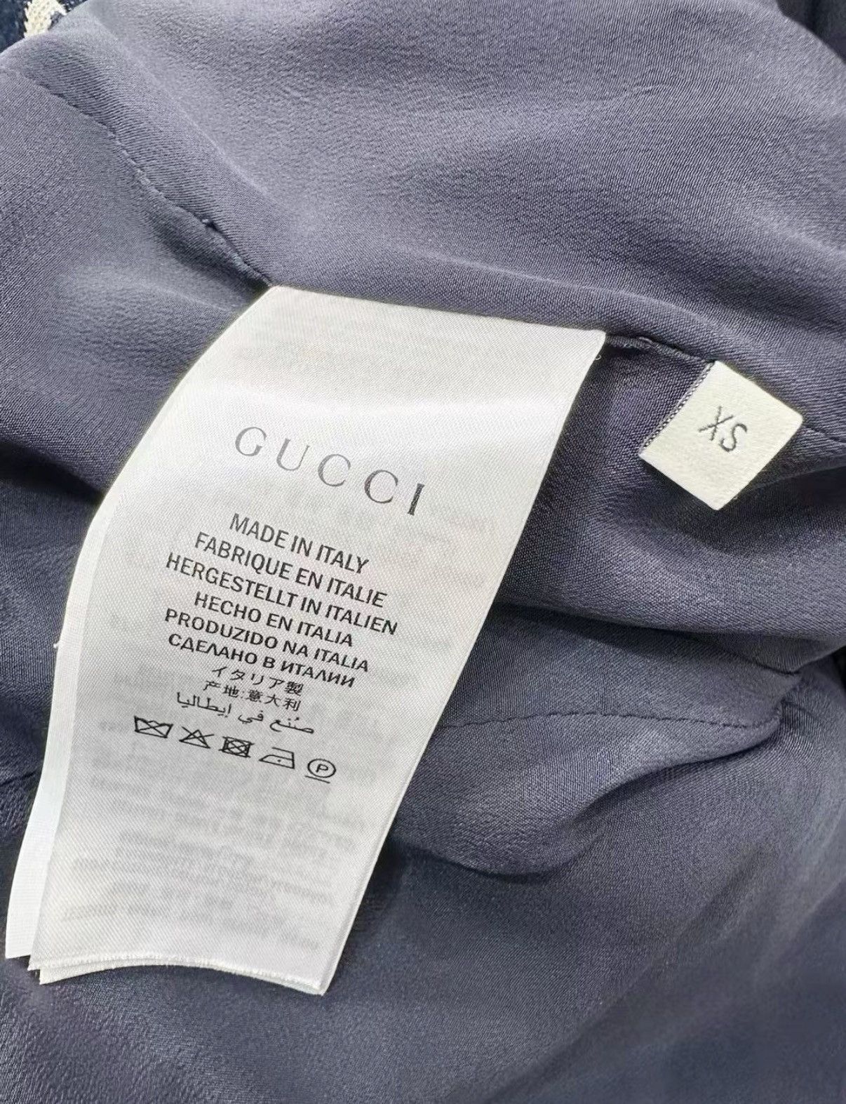 Gucci Gucci Blue All-Over Logo Blazer J33 Size XS / US 0-2 / IT 36-38 - 5 Thumbnail