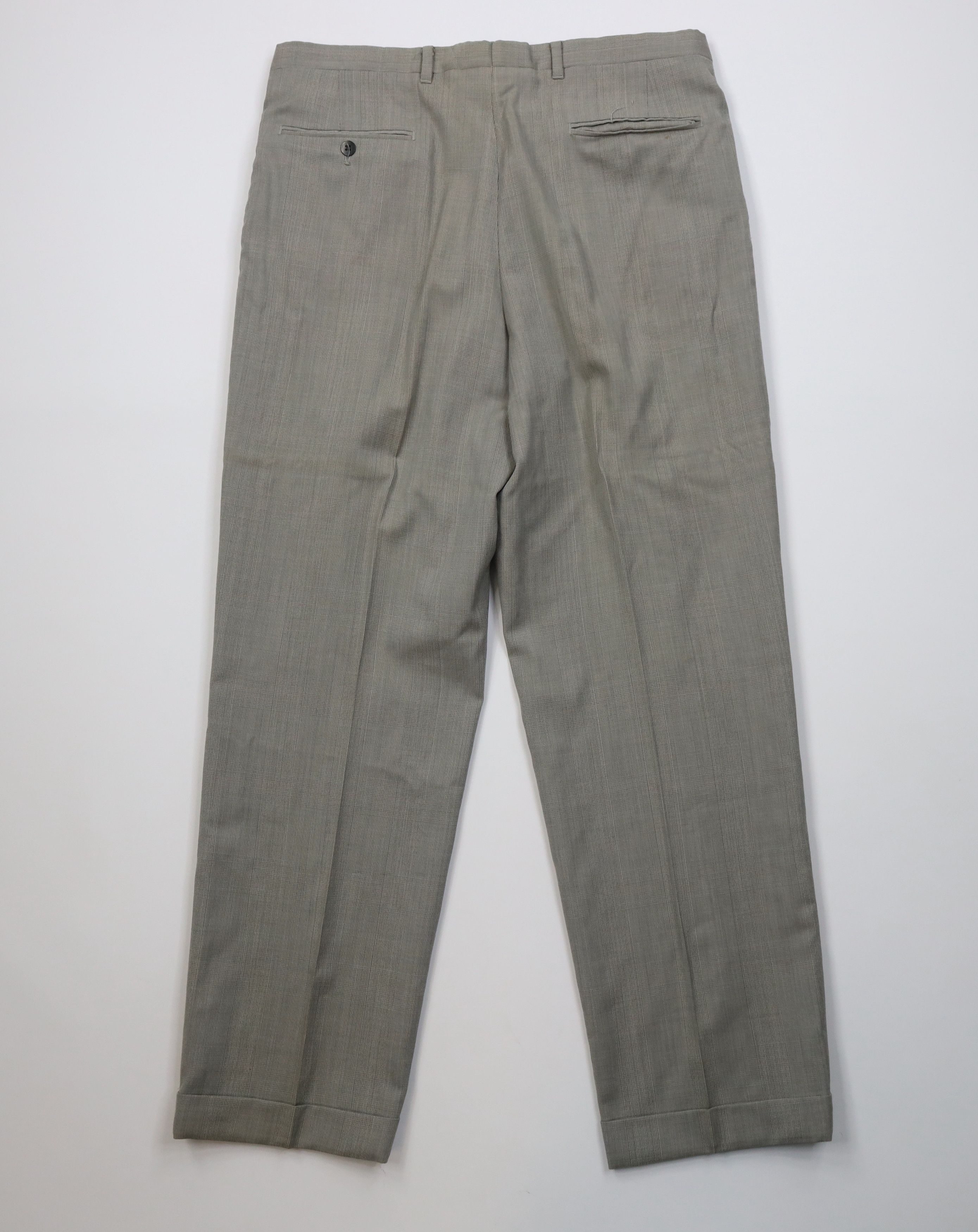 Christian Dior Monsieur Vintage 70s Christian Dior Houndstooth Plaid Chino Pants USA Size US 36 / EU 52 - 10 Thumbnail