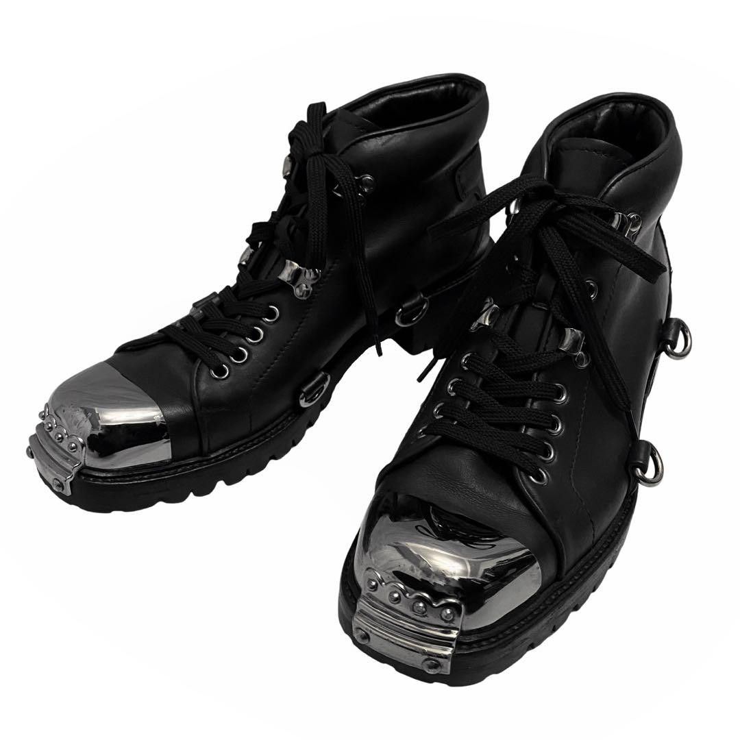 Miu Miu × Prada Miu Miu 06AW Archive Leather Boots Shoes | Grailed
