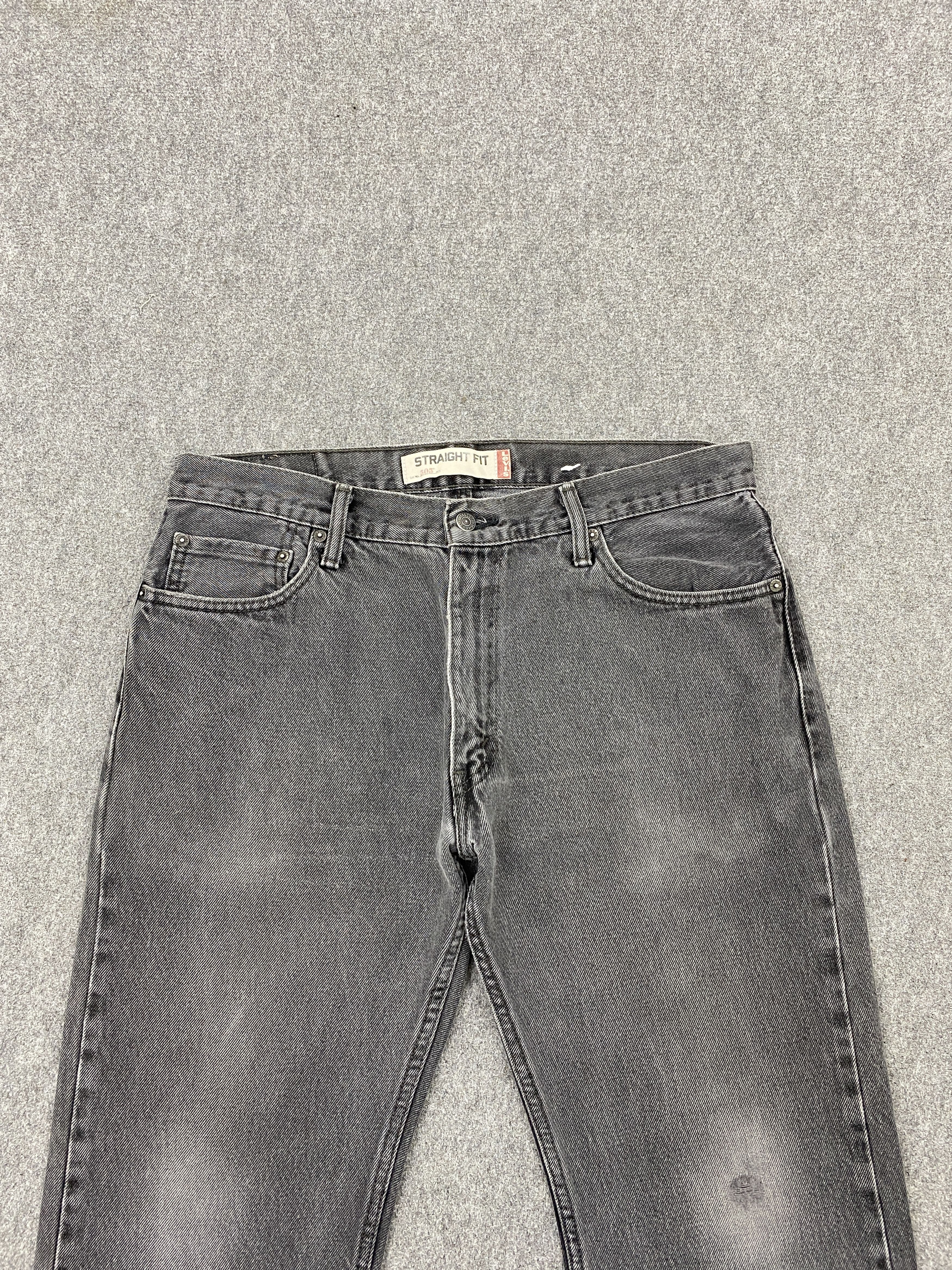 Levi's × Vintage Vintage Levi's 505 Faded Black Denim Jeans Size US 34 / EU 50 - 2 Thumbnail