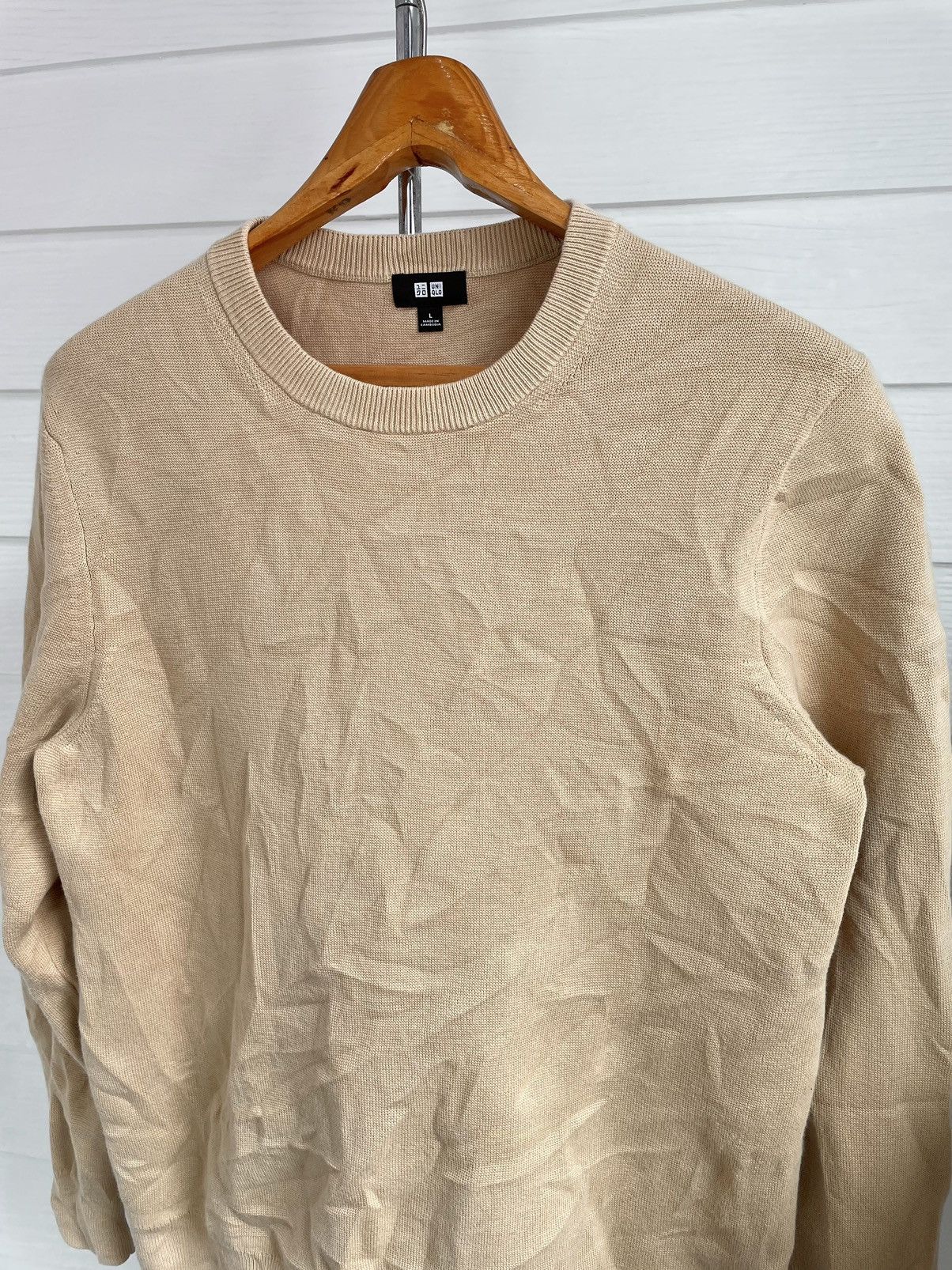Japanese Brand × Uniqlo UNIQLO KHAKI SWEATSHIRT Size US M / EU 48-50 / 2 - 3 Thumbnail