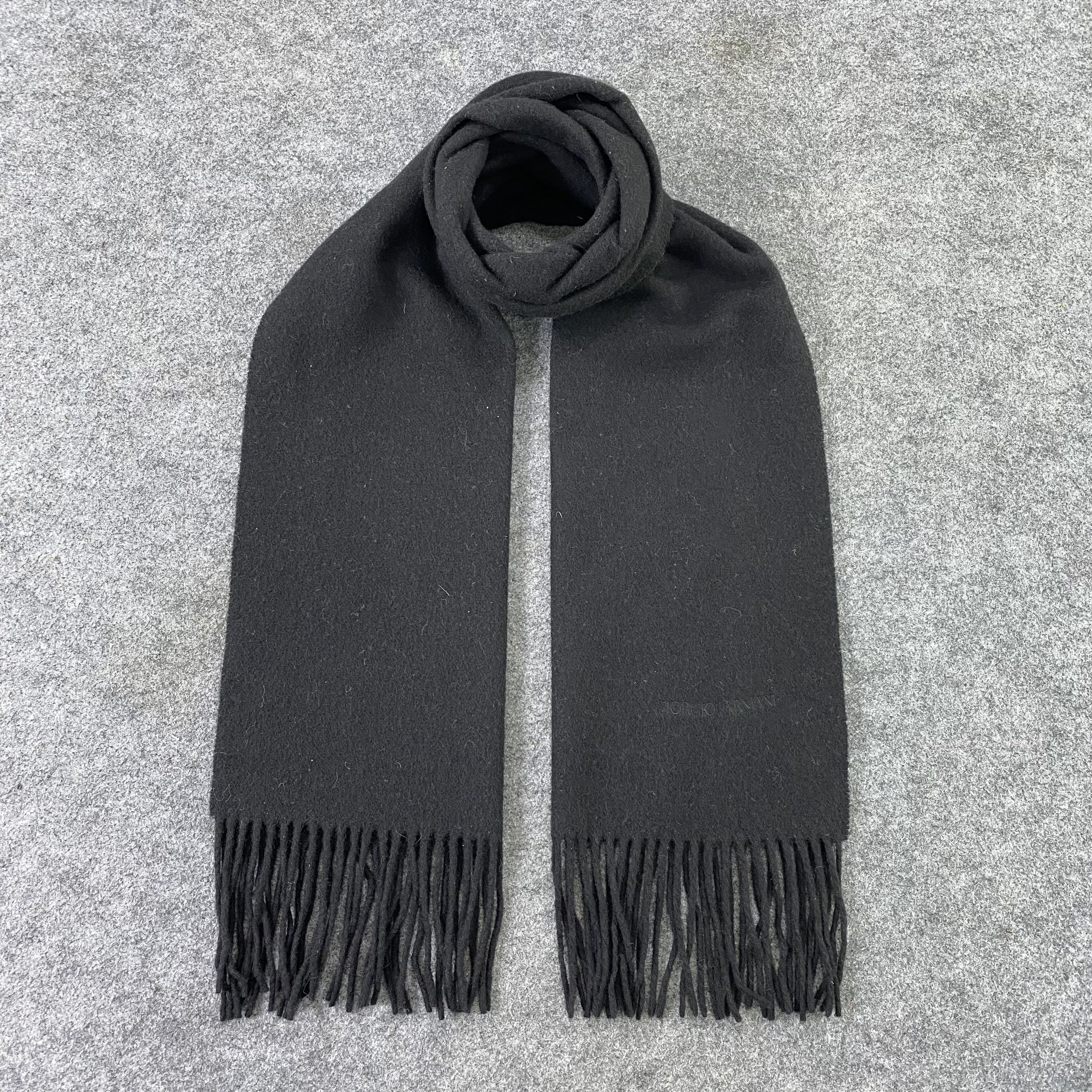Giorgio Armani Giorgio Armani Wool Muffler/Scarf/Neckwear -T1426 Size ONE SIZE - 1 Thumbnail