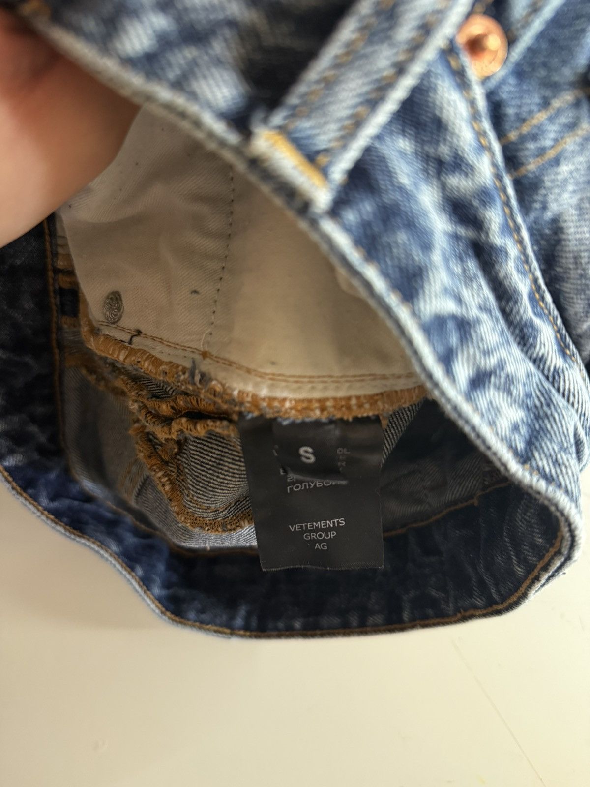 Vetements Mini Denim Vetements skirt Size 25" / US 0 / IT 36 - 5 Thumbnail