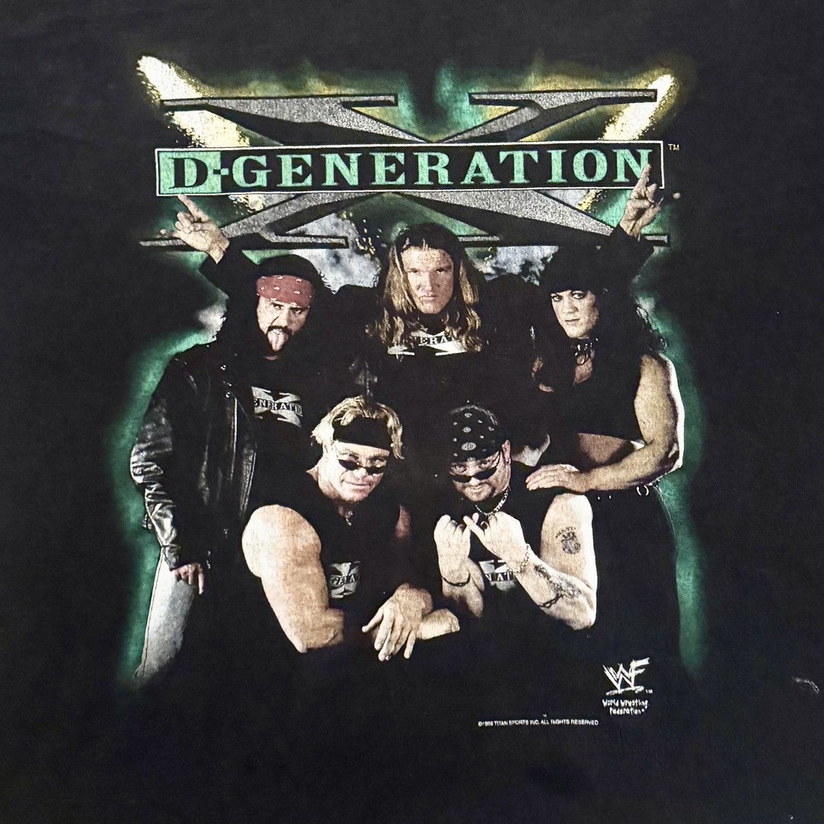 WWF Vintage 1998 D-Generation X WWF Tee Size US XL / EU 56 / 4 - 1 Thumbnail