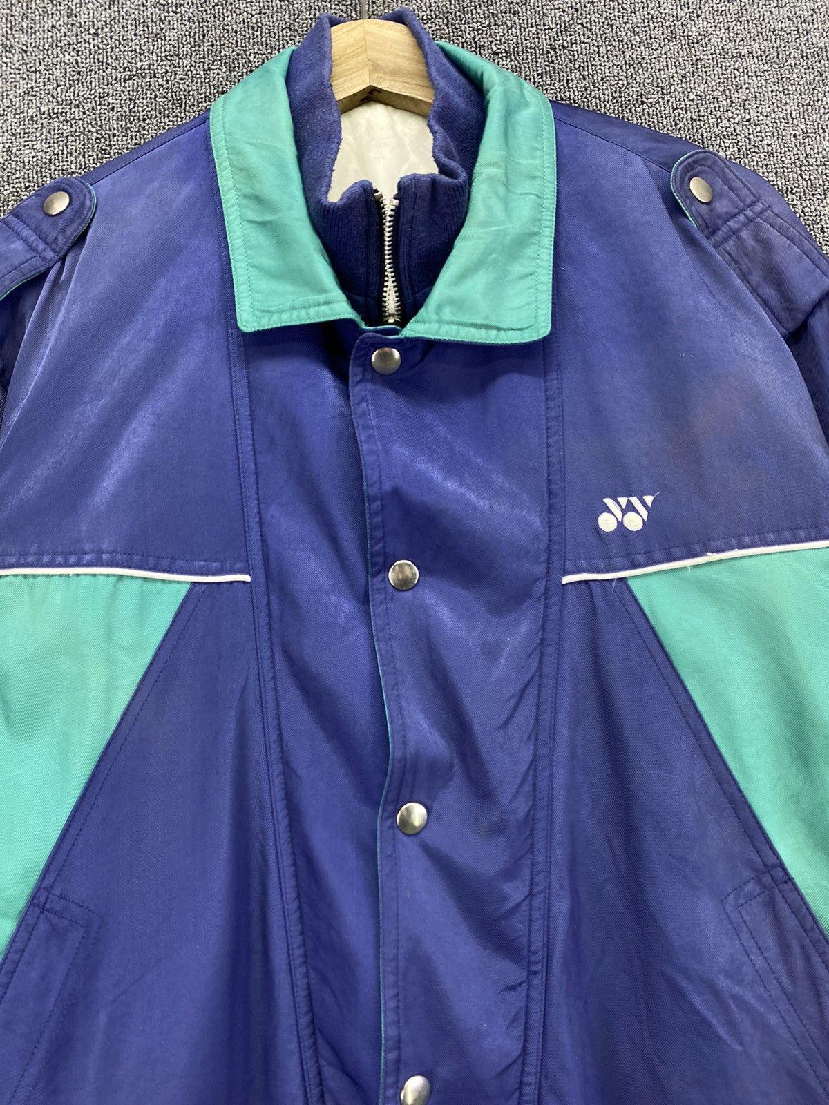 Vintage Vintage Yonex Zip Up Rare Sweater Jacket Size US L / EU 52-54 / 3 - 5 Thumbnail