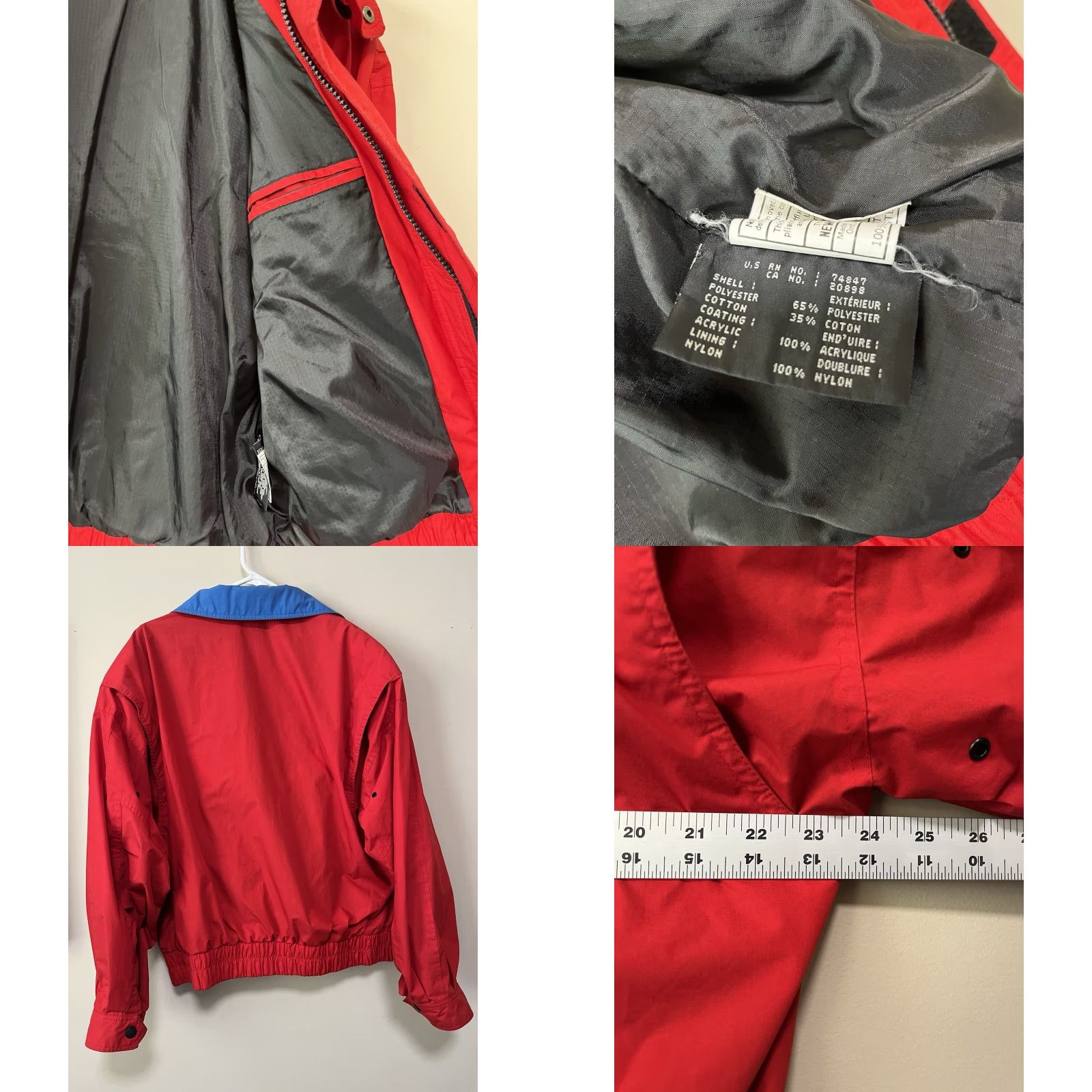 Vintage VINTAGE Polar Gear Womens Jacket Outdoor Red Zip Coat Middle Length Long Sleeve Size L / US 10 / IT 46 - 9 Thumbnail