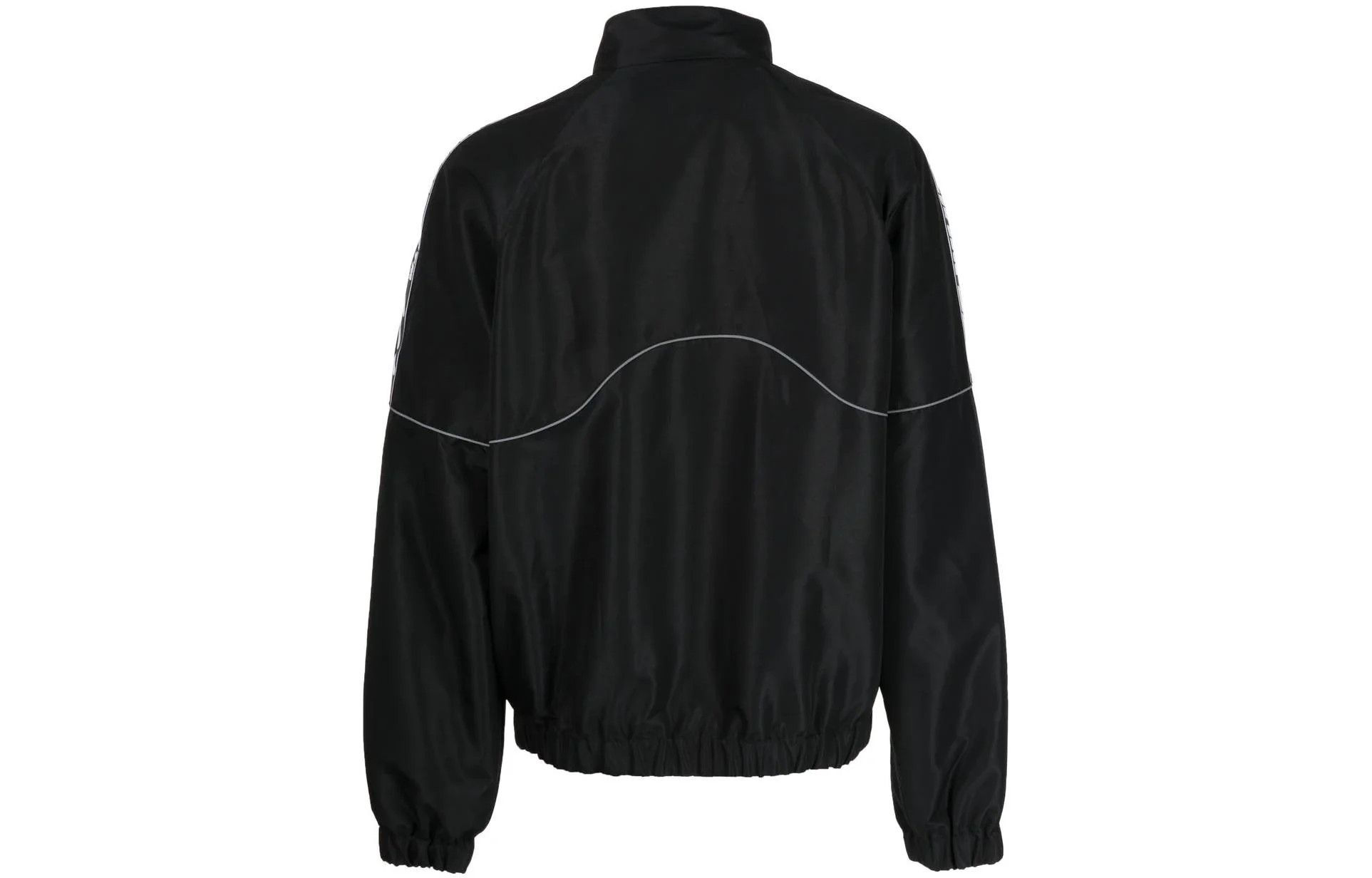 Off-White o1gr1nt0425 Logoband Piping Track Jacket in Black Size US XL / EU 56 / 4 - 2 Thumbnail