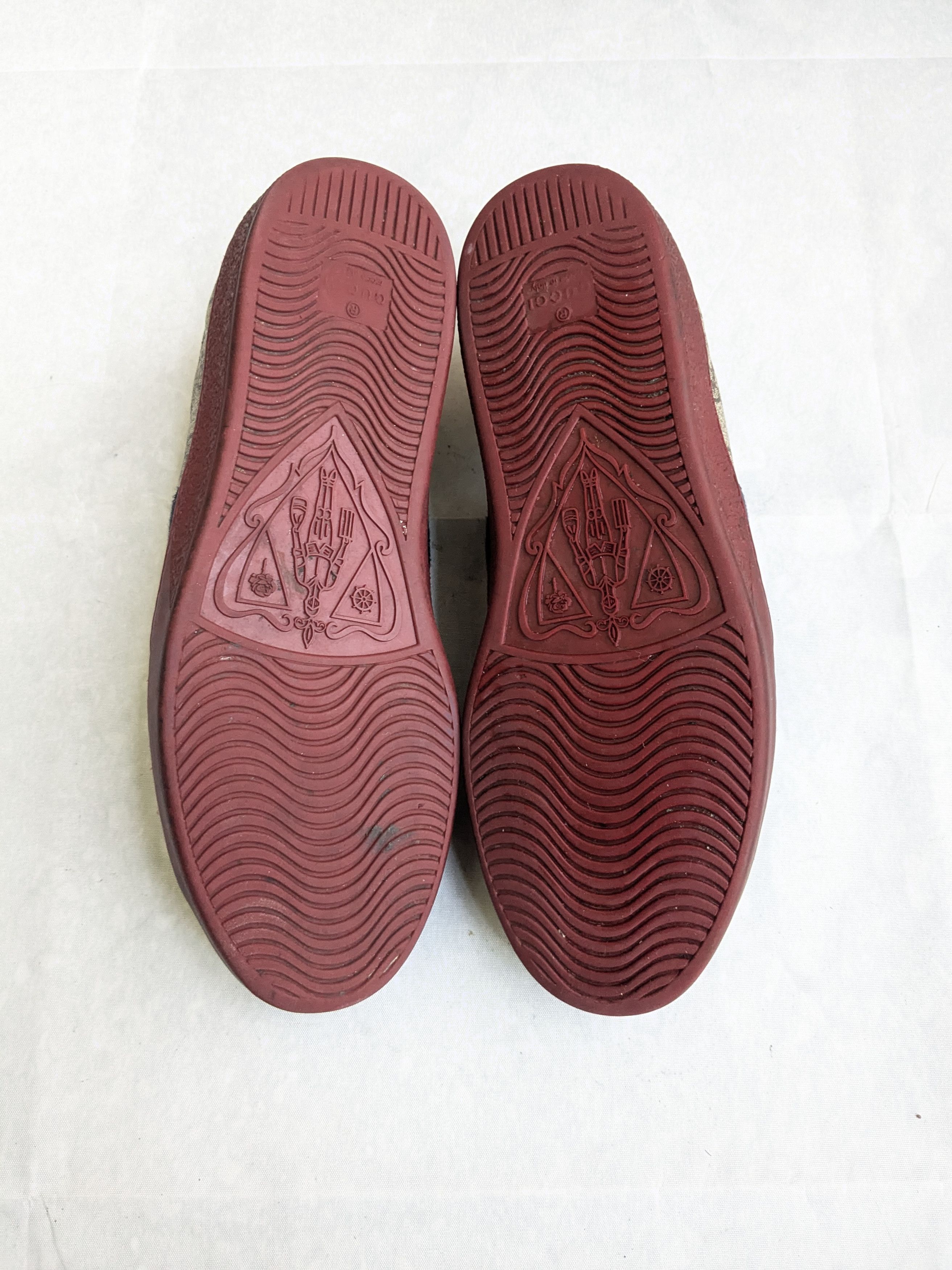 Gucci Gucci Ace Supreme Sneakers Red Monogram GG Logo 7 Size US 7 / EU 40 - 11 Thumbnail