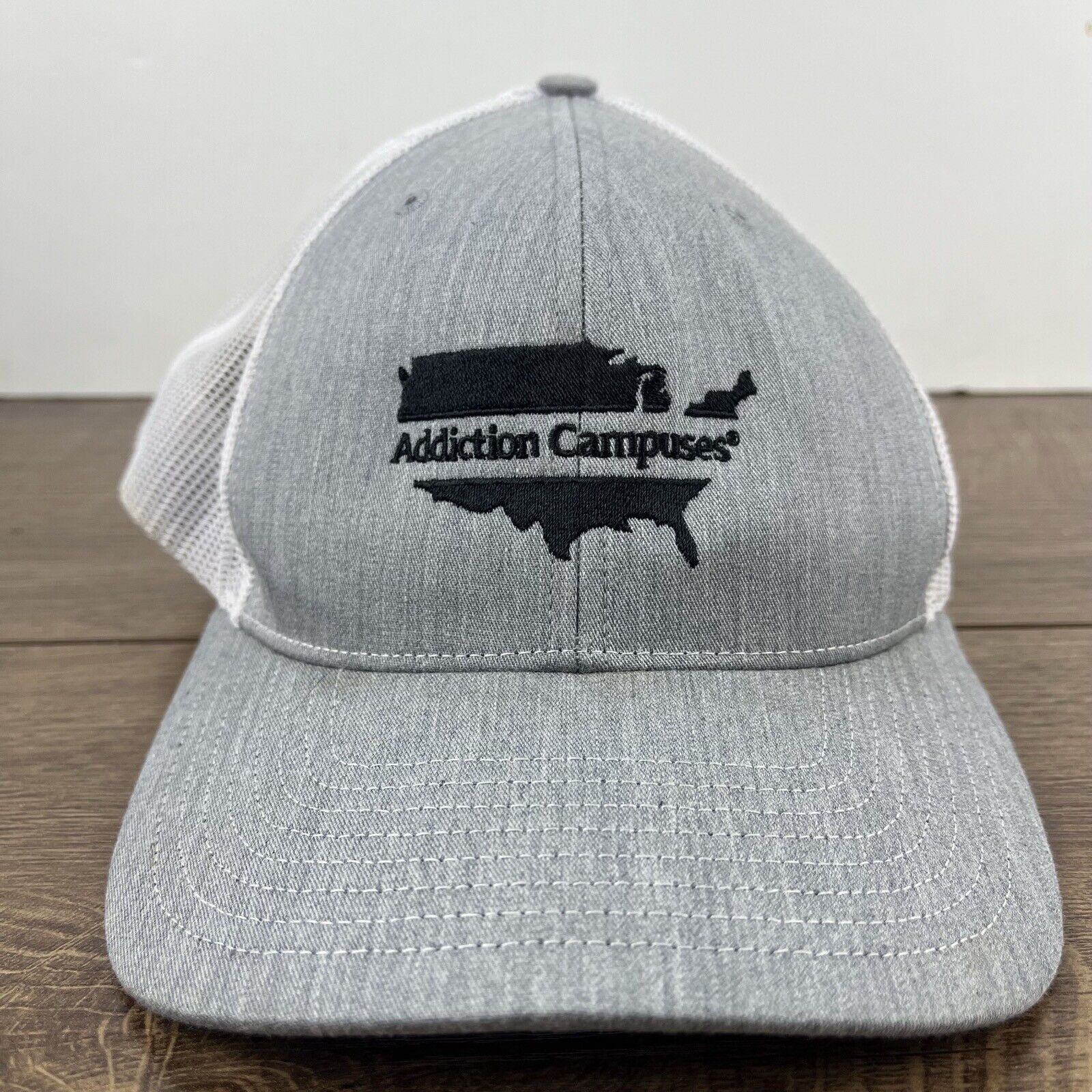 Other Addiction Campuses Hat Snapback Hat Gray Hat Adjustable Gray Size ONE SIZE - 3 Thumbnail