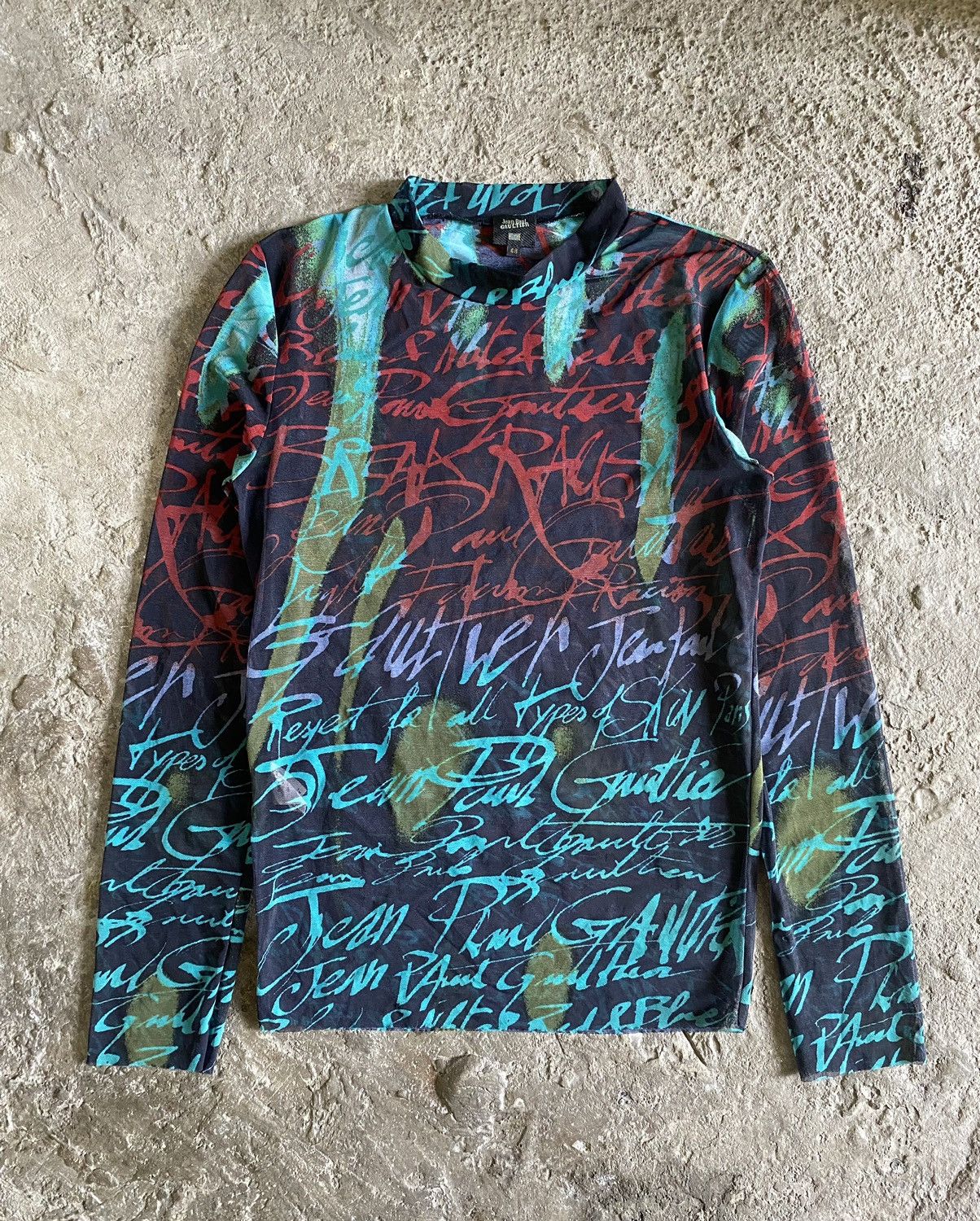 Jean Paul Gaultier Jean Paul Gaultier AW'97 “Fight Racism” Mesh