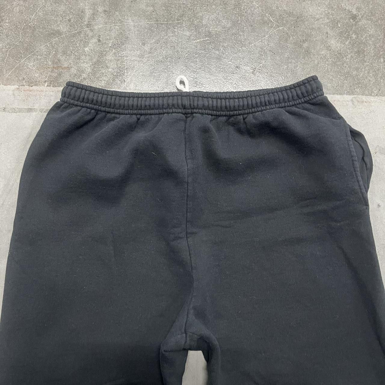 Japanese Brand × Vintage Vintage Y2K Baggy Fit Black Blank Sweatpants with Pockets! Size US 34 / EU 50 - 3 Thumbnail