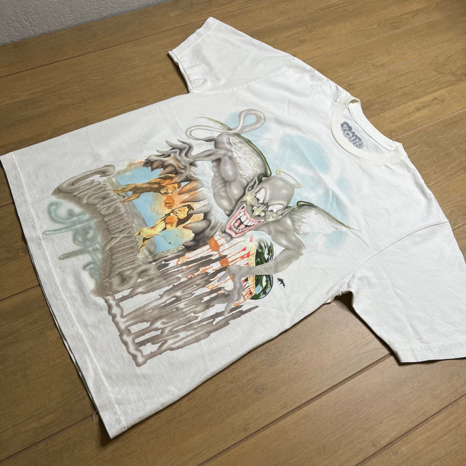 Vintage Travis Scott Utopia Circus Maximus Tour III Graphic T-shirt Size US L / EU 52-54 / 3 - 8 Thumbnail