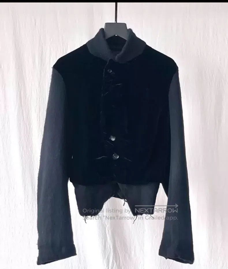 Comme des Garcons Comme Des Garcons Napped velvet mixed material spliced woo Size M / US 6-8 / IT 42-44 - 1 Thumbnail