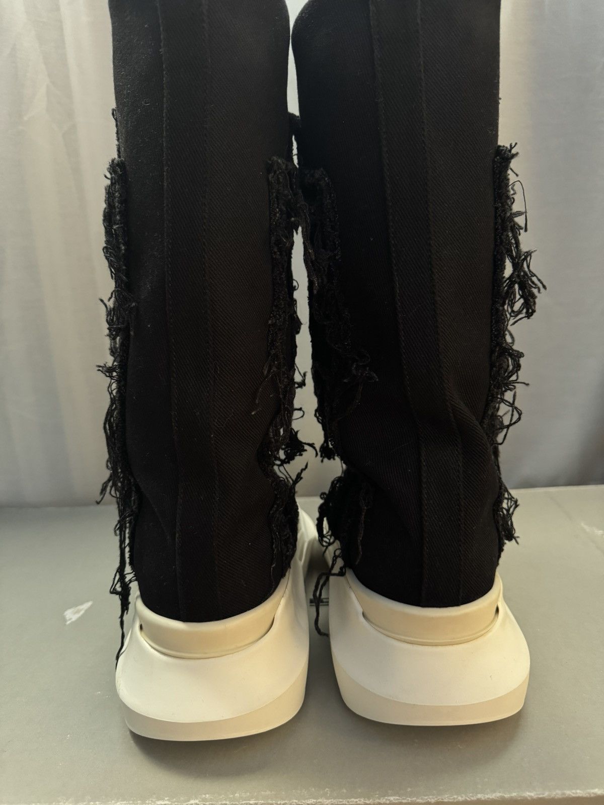 Rick Owens Rick Owens DRKSHDW ‘Slashed Fogachine’ Size US 8 / EU 41 - 3 Thumbnail