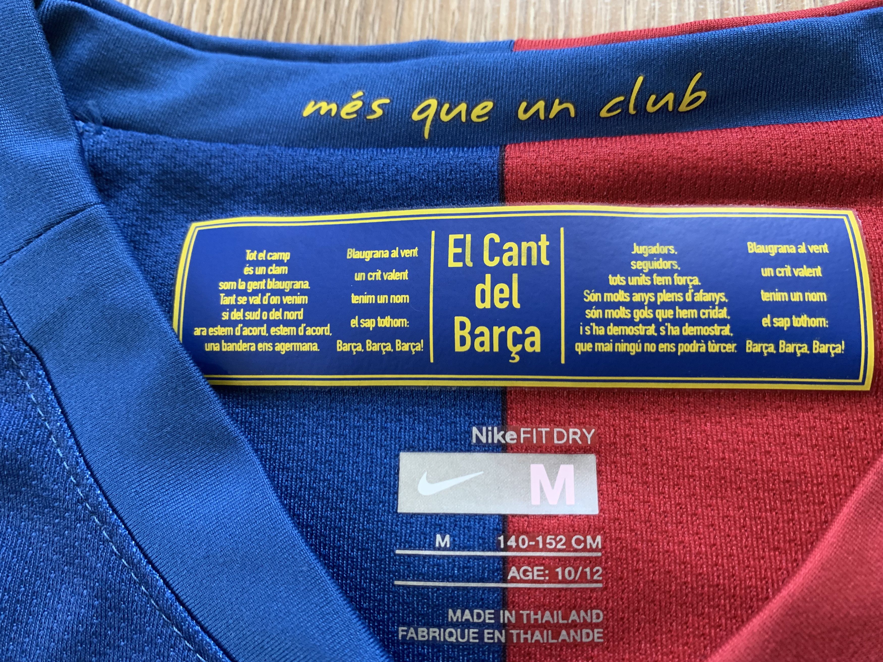 Nike Nike FCB Youth Kids Jersey Size US XXS / EU 40 - 8 Thumbnail