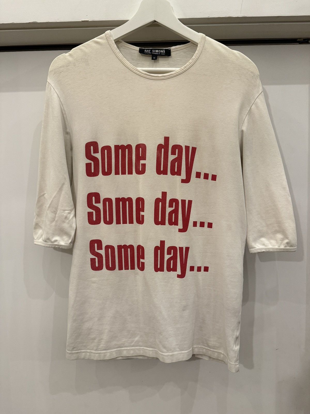 Raf Simons SS02 “Some Day” T-Shirt | Grailed