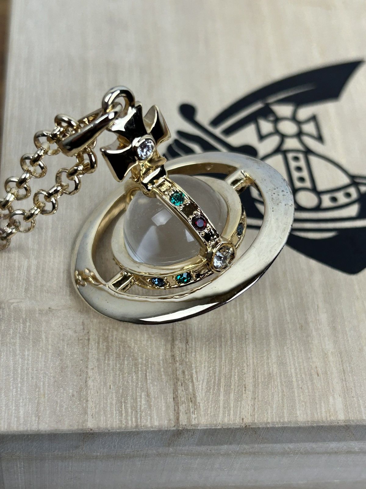 Vivienne Westwood Vintage Vivienne Westwood Small Orb Pendant Necklace Size ONE SIZE - 4 Thumbnail