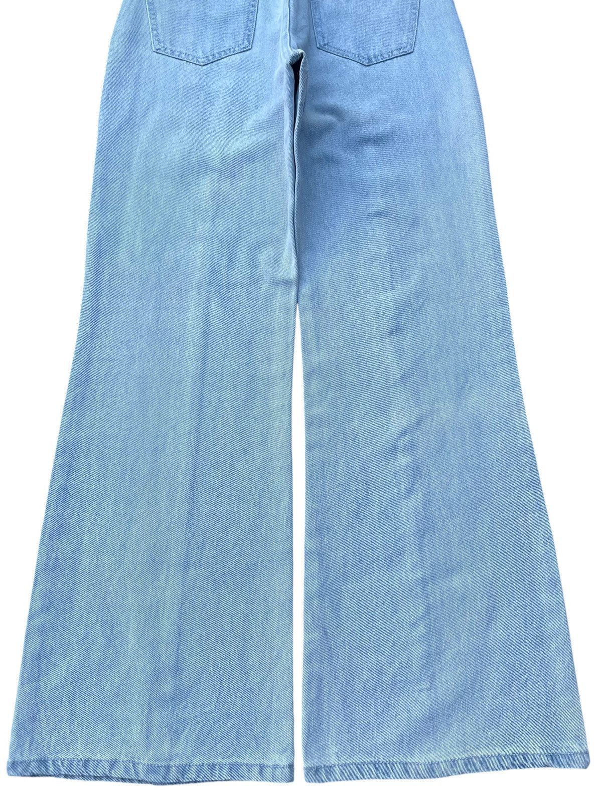 Japanese Brand Vintage Japanese Brand Front Seam Light Blue Wash Flare Jean Size 26" / US 2 / IT 38 - 6 Thumbnail
