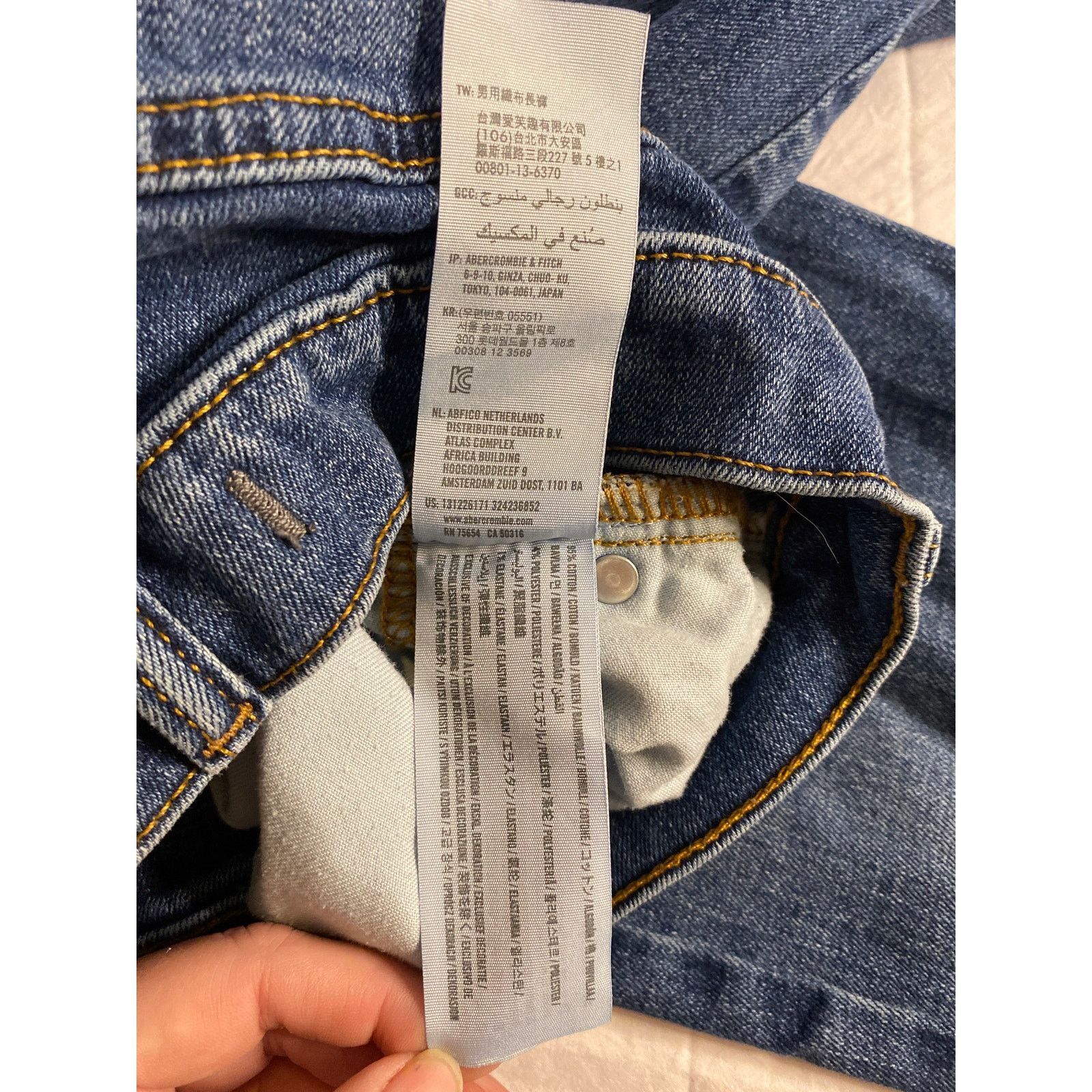 Abercrombie & Fitch Classic Slim Straight Denim Abercrombie & Fitch Jeans 28x30 Size US 28 / EU 44 - 4 Thumbnail