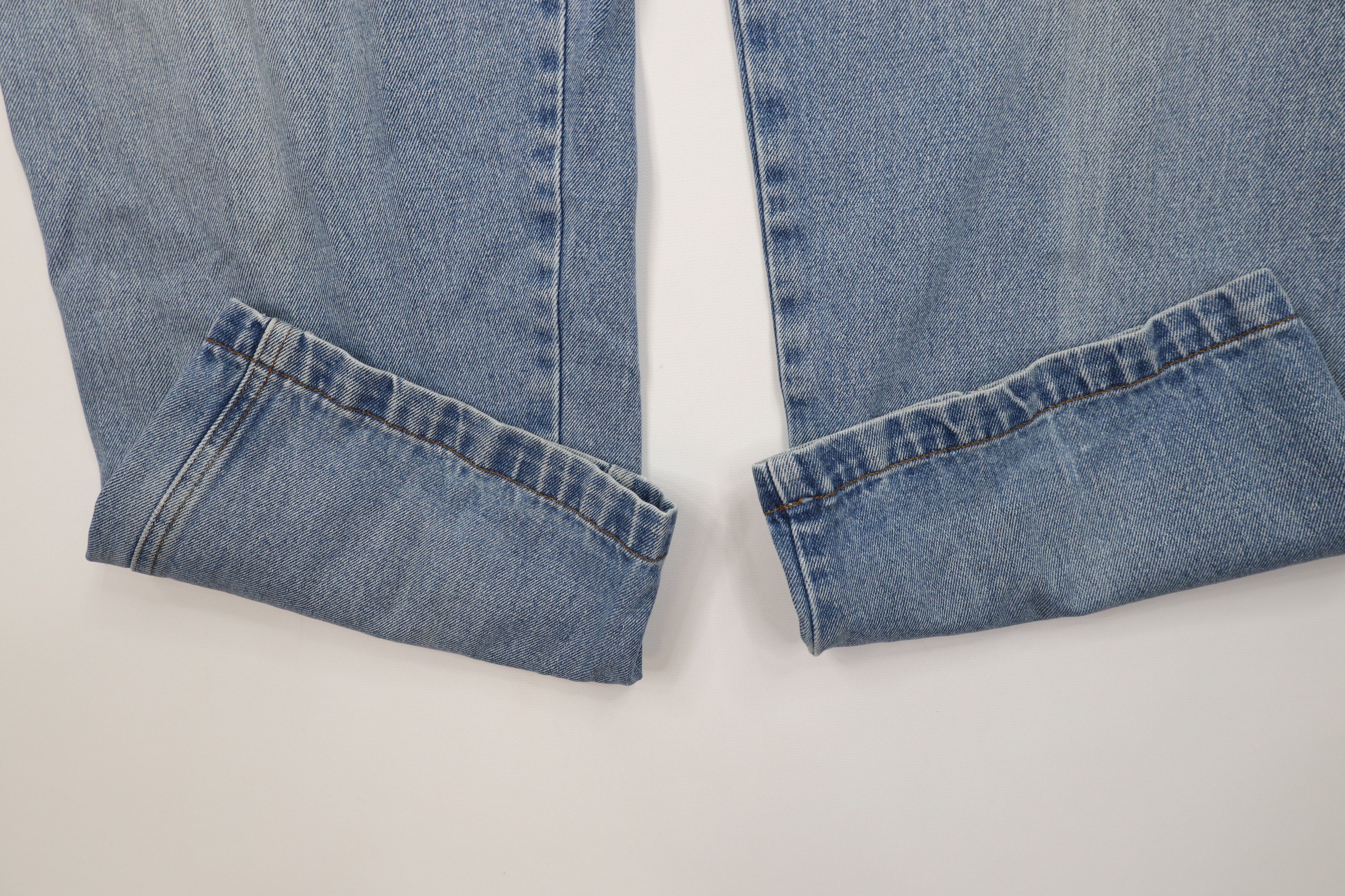 Vintage Vintage 90s Y2K Streetwear Baggy Wide Leg Cargo Jeans Blue Size US 38 / EU 54 - 5 Thumbnail