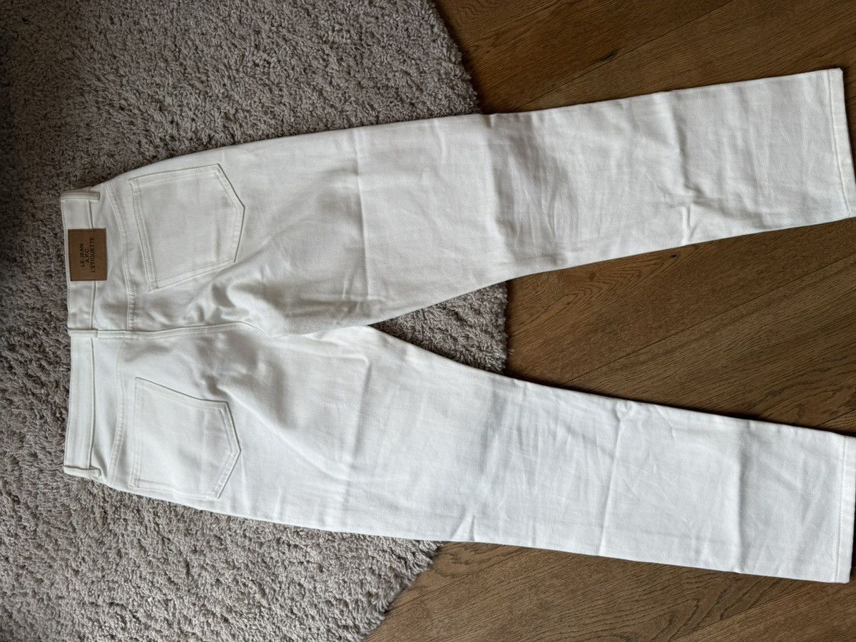 A.P.C. A.P.C FOR L'ETIQUETTE - LE JEAN, white denim Size US 32 / EU 48 - 4 Thumbnail