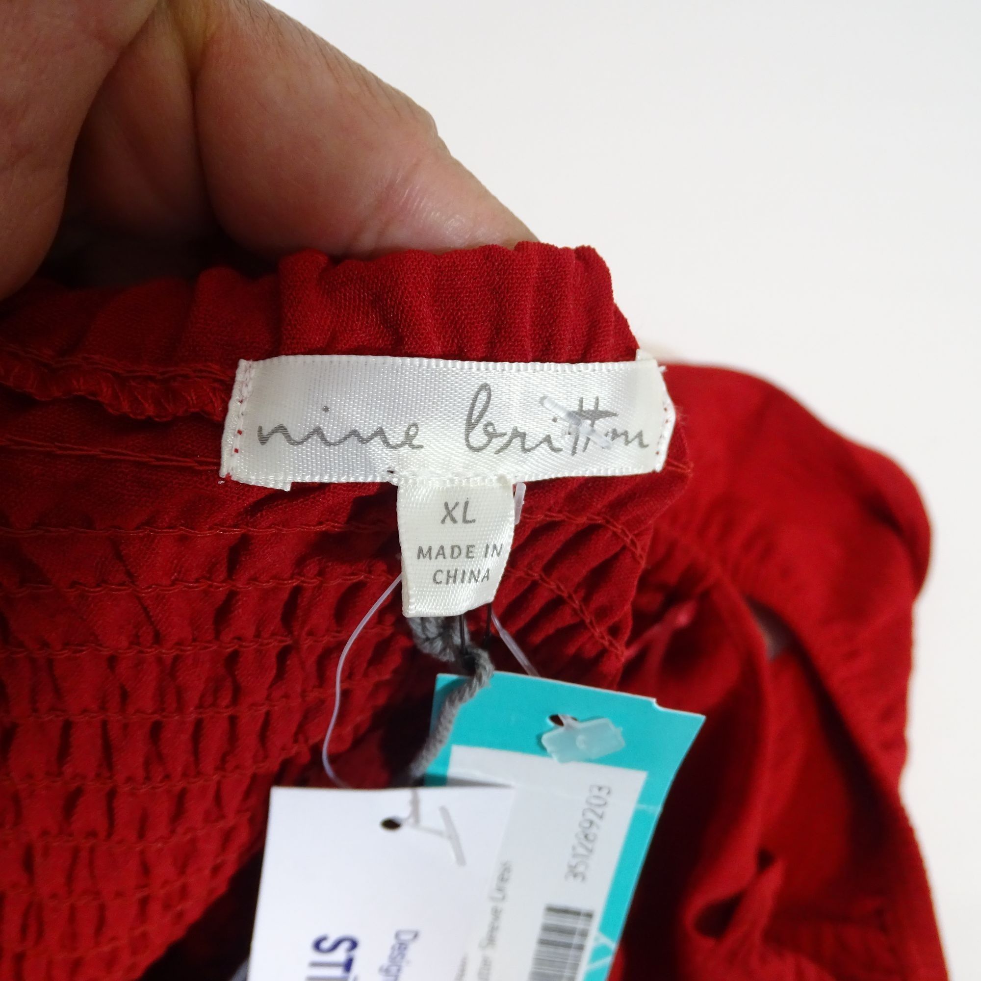 Other Nine Britton Holly Flutter Sleeve Dress Red Size XL Size XL / US 12-14 / IT 48-50 - 5 Thumbnail