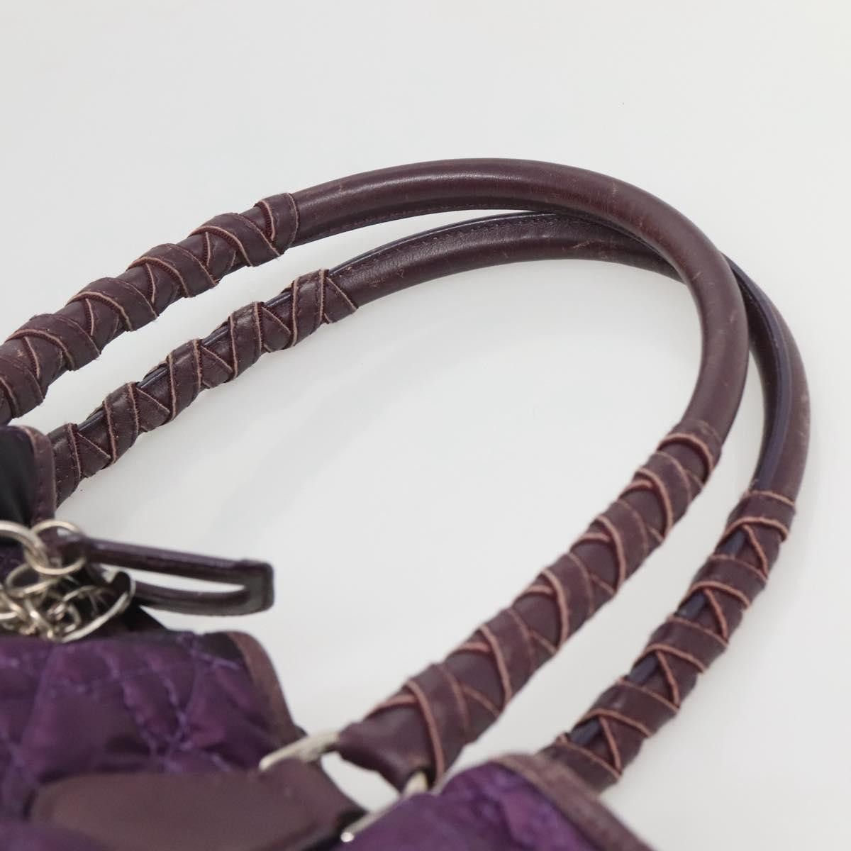 Dior DIOR Canage Tote Bag Nylon Purple Silver Size ONE SIZE - 8 Thumbnail