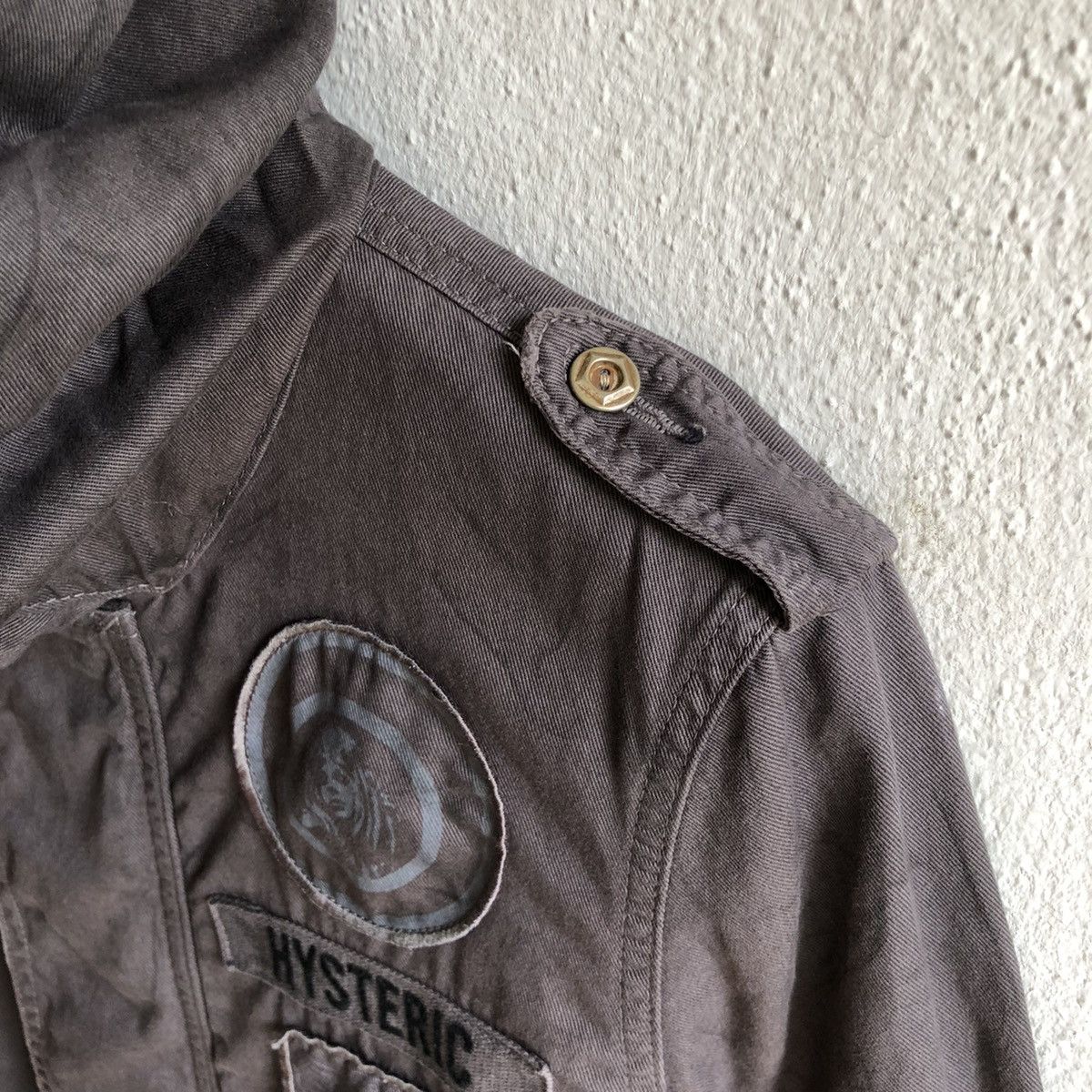 Hysteric Glamour HYSTERIC GLAMOUR Women’s Distressed Military Hooded Jacket Size S / US 4 / IT 40 - 11 Thumbnail