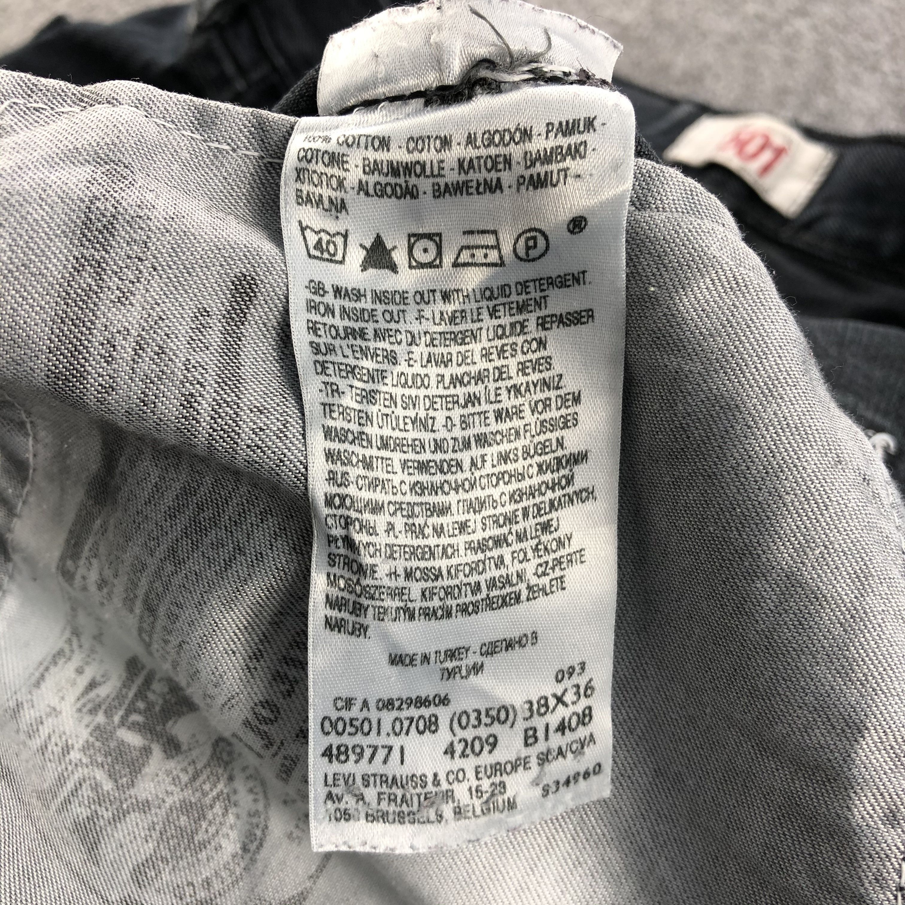 Levi's Vintage Levis 501 Earth Tone Jeans-JM1660 Size US 38 / EU 54 - 11 Thumbnail