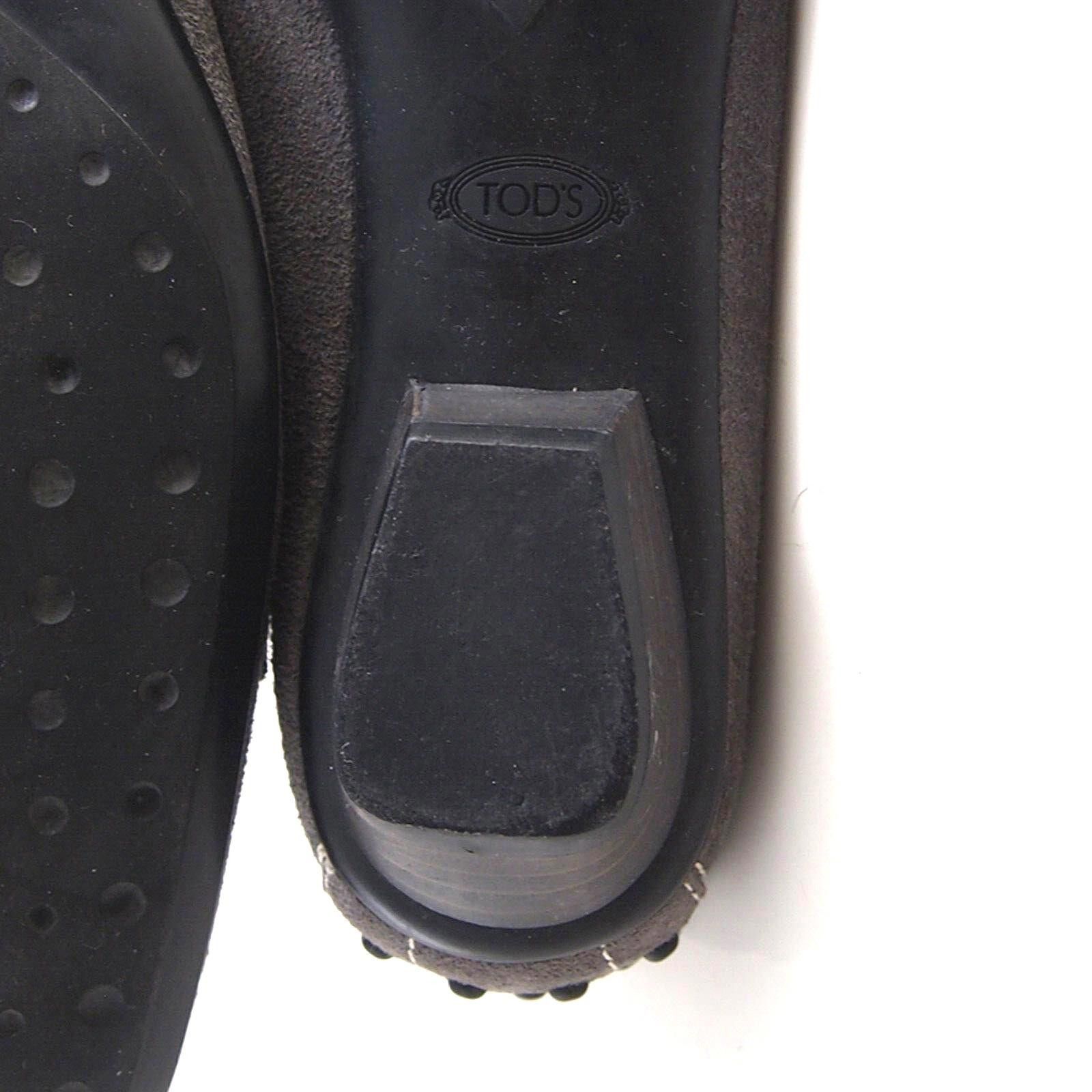 Tod's Tod's Flats Pumps Gray Suede Womens 38.5 US 8.5 $520 Size US 8.5 / IT 38.5 - 9 Thumbnail
